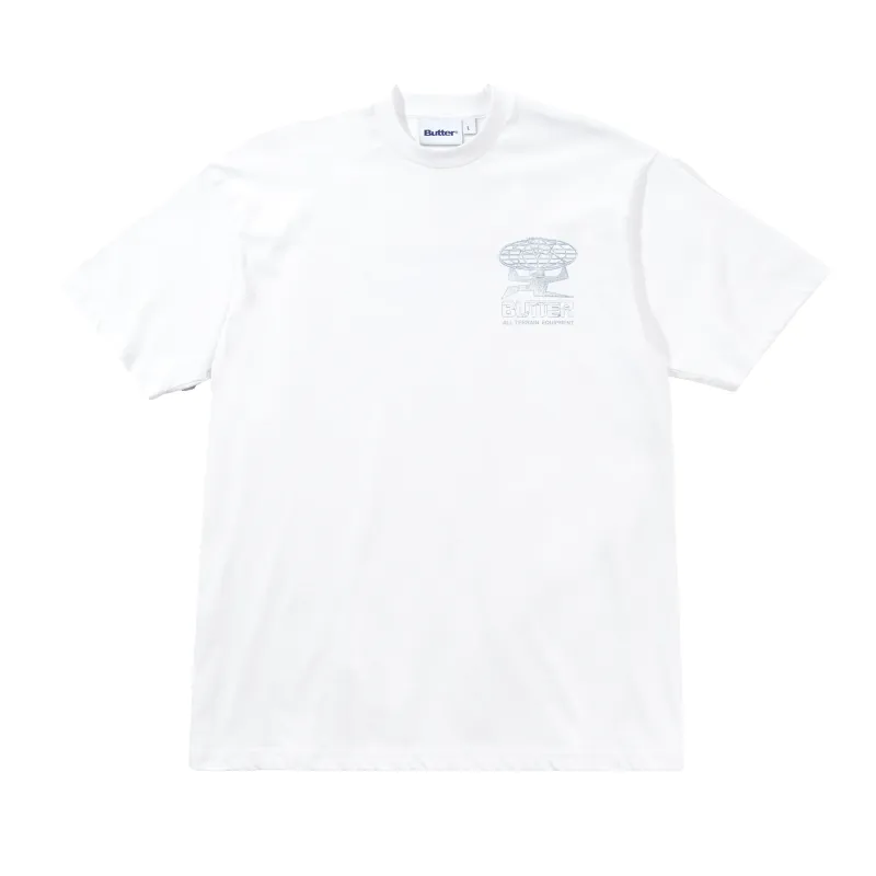 Terrain Tee, White made by Butter