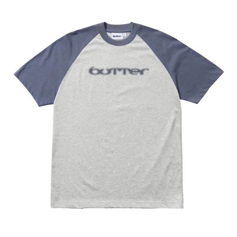 Witness Raglan Tee, Slate / Ash made by Butter