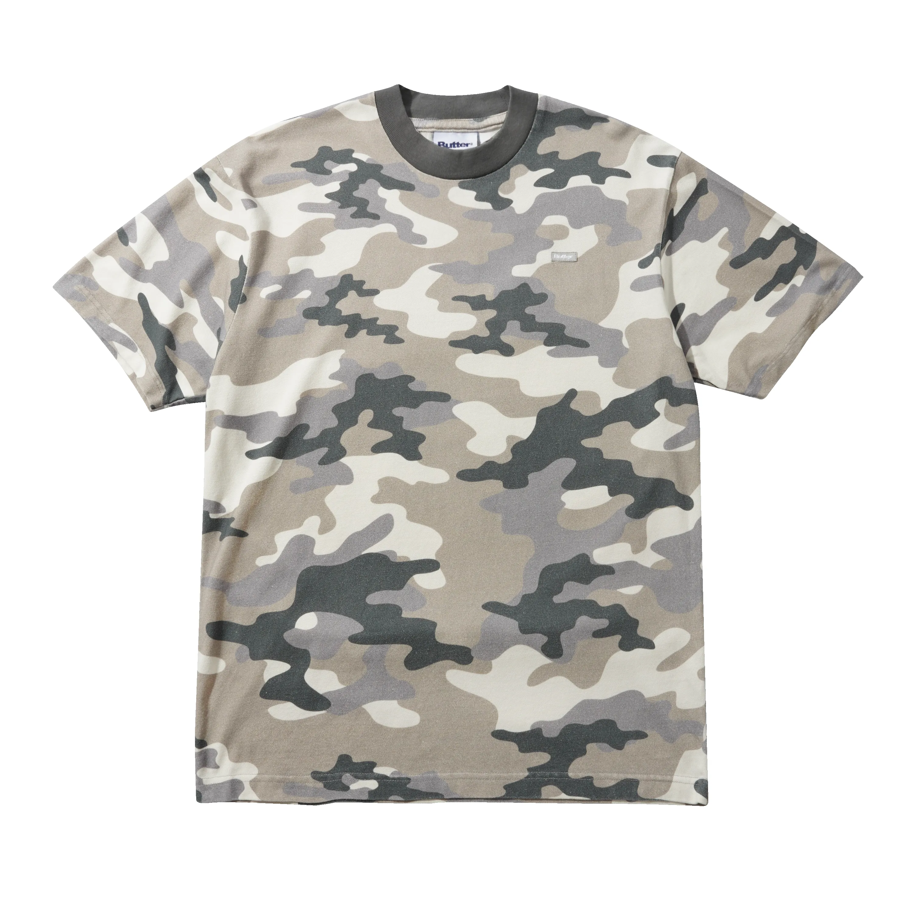 Pique Tee, Winter Camo sold by Butter