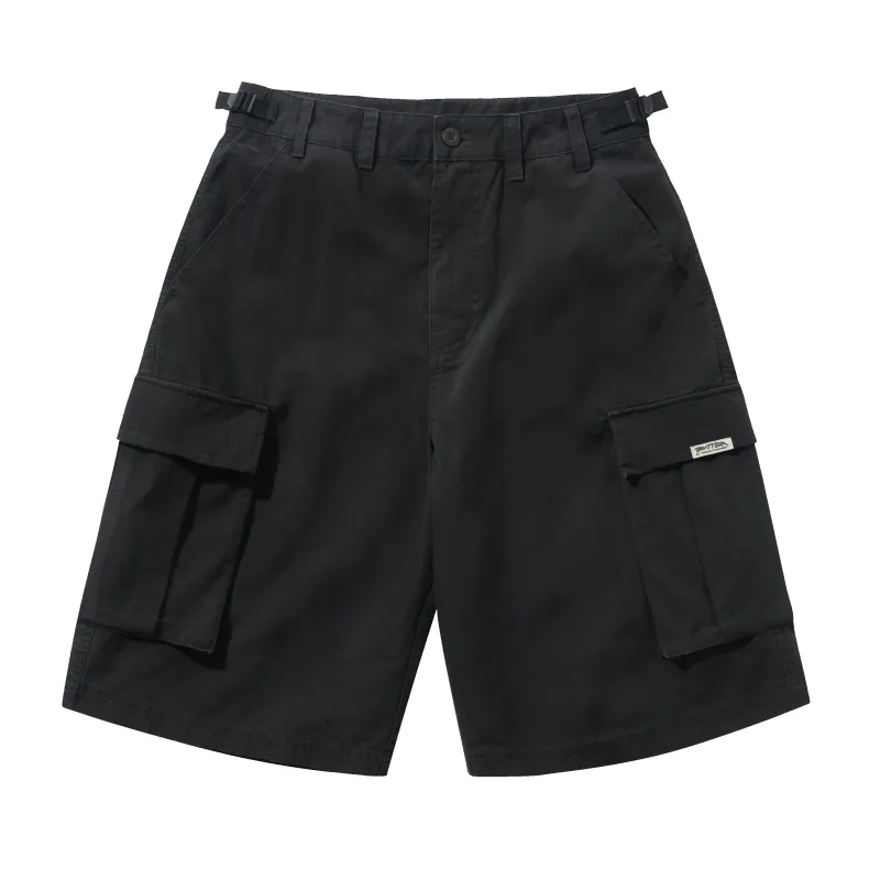 Cargo Shorts, Washed Black made by Butter