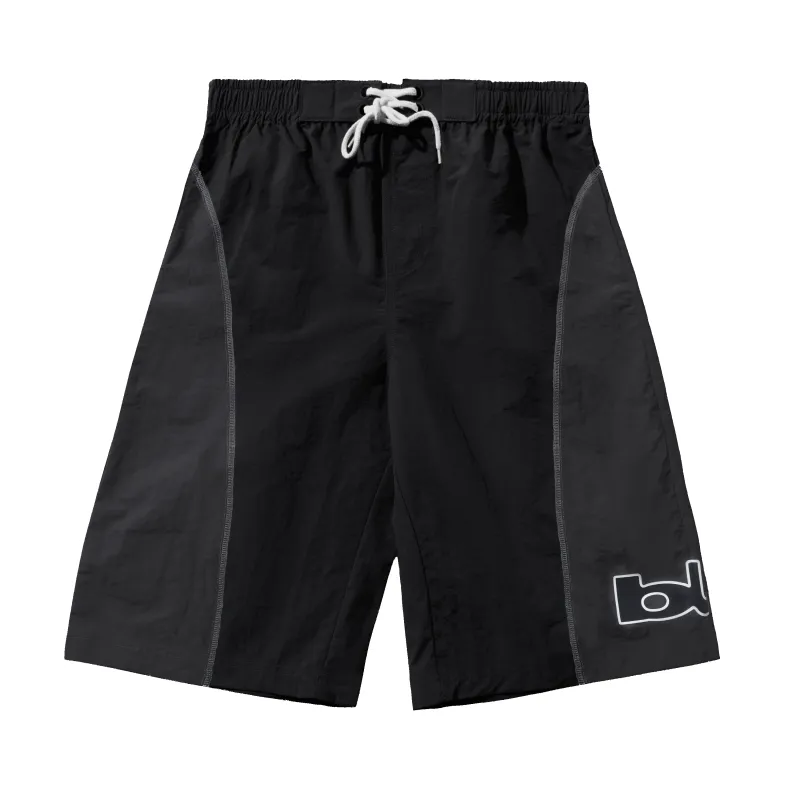 Arched Boardshorts, Black / Grey made by Butter