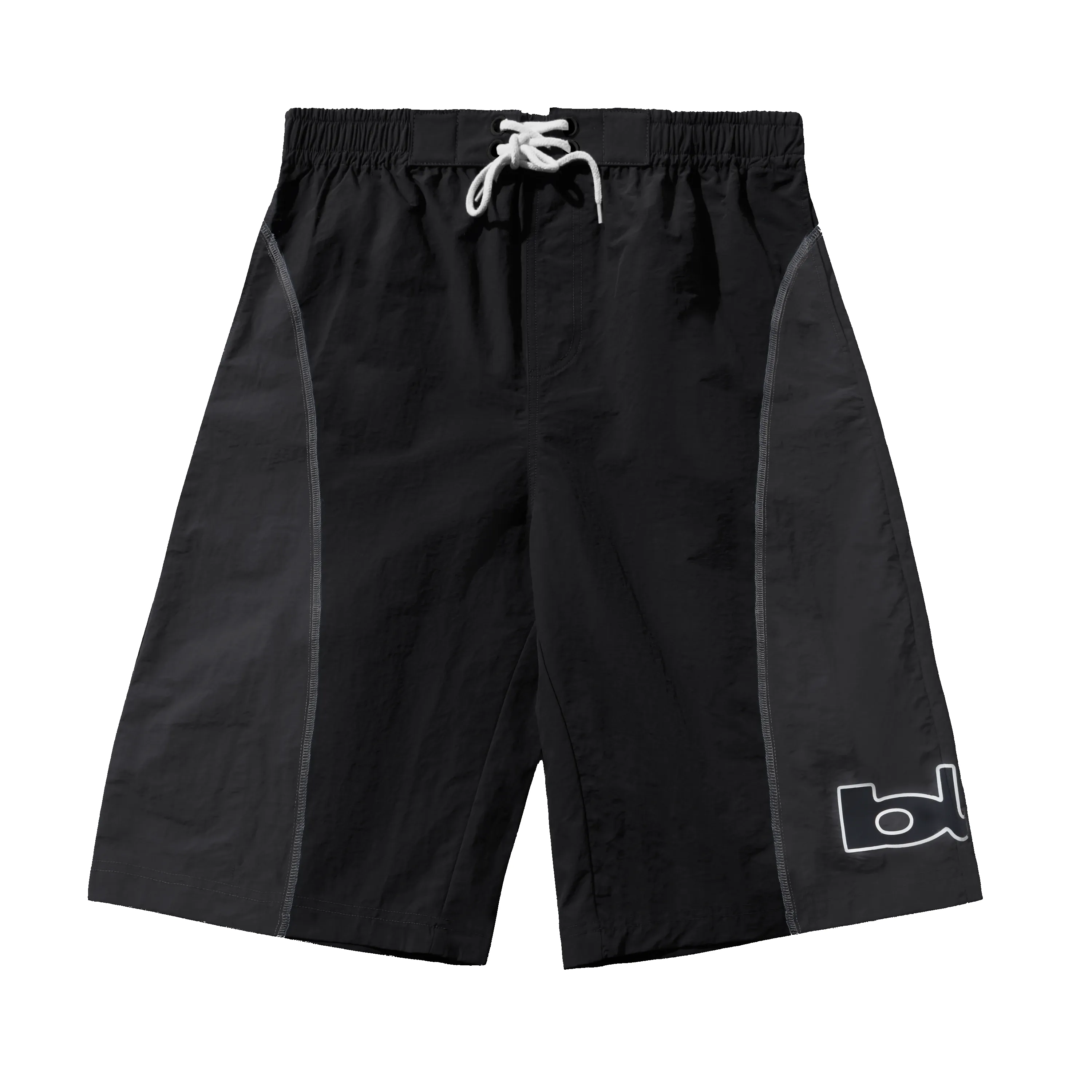 Arched Boardshorts, Black / Grey sold by Butter