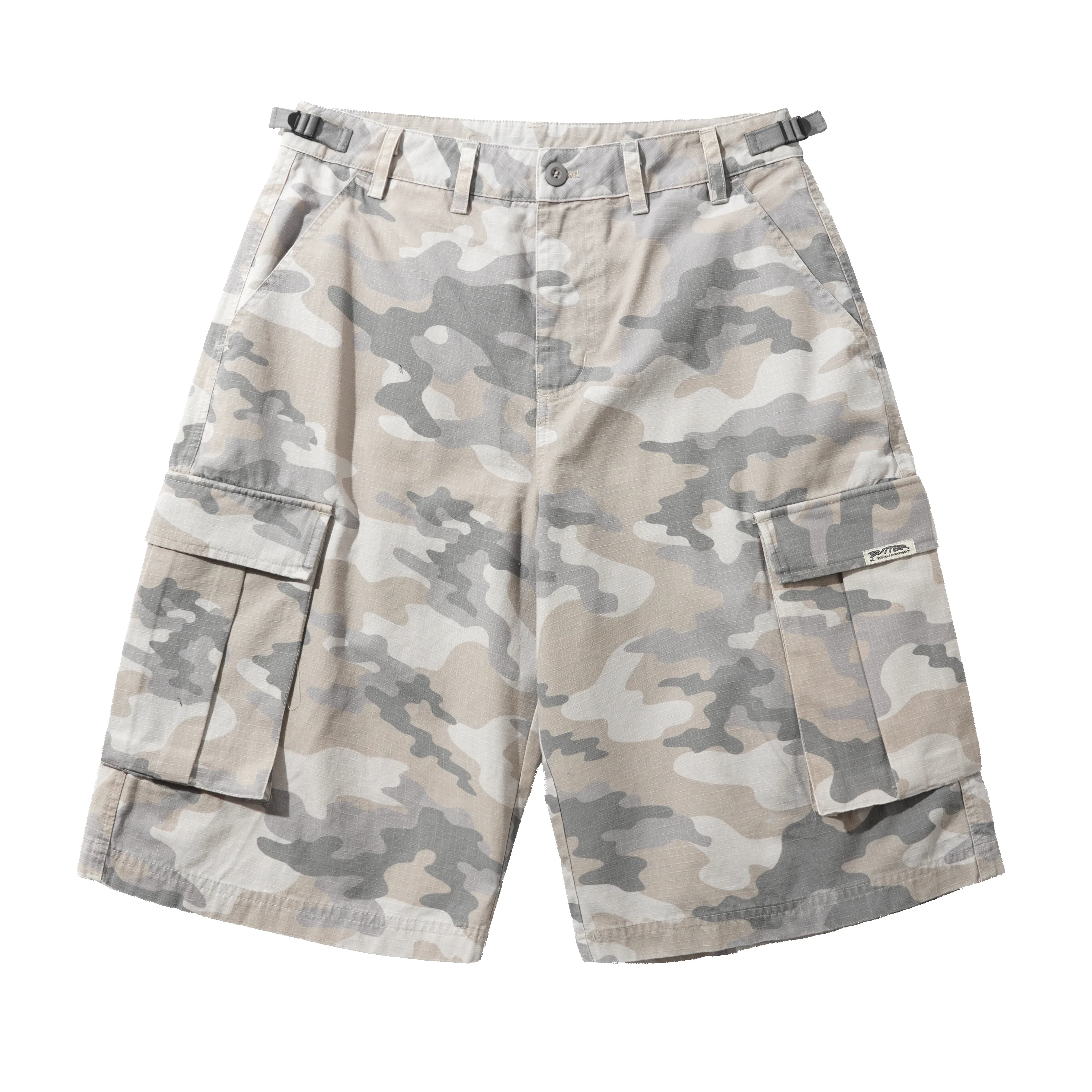 Cargo Shorts, Snow Camo sold by Butter
