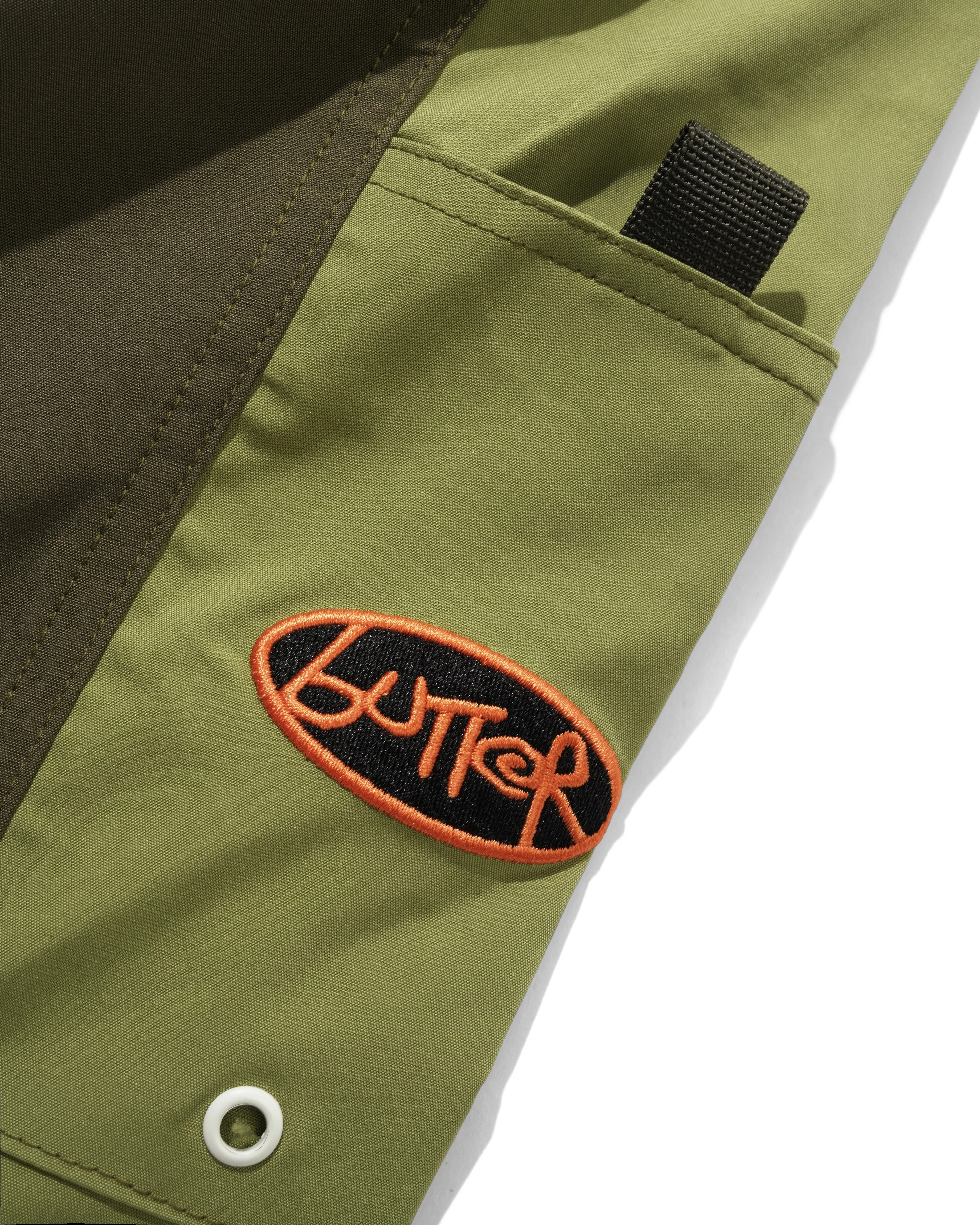 Abseil Boardshorts, Army / Lime sold by Butter product image thumbnail 4