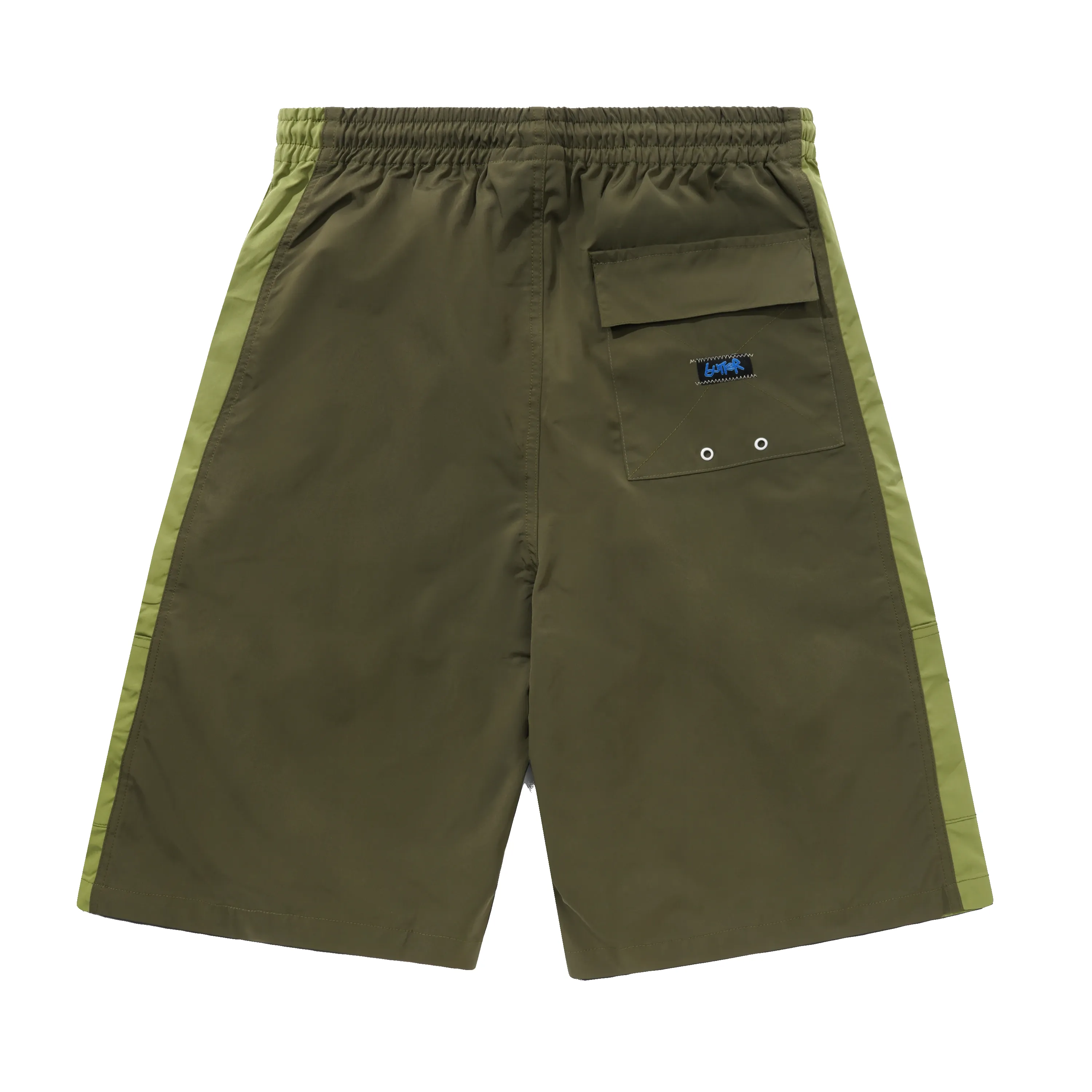 Abseil Boardshorts, Army / Lime sold by Butter product image thumbnail 2