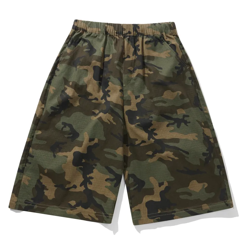Loose Shorts, Woodland Ripstop Camo made by Butter