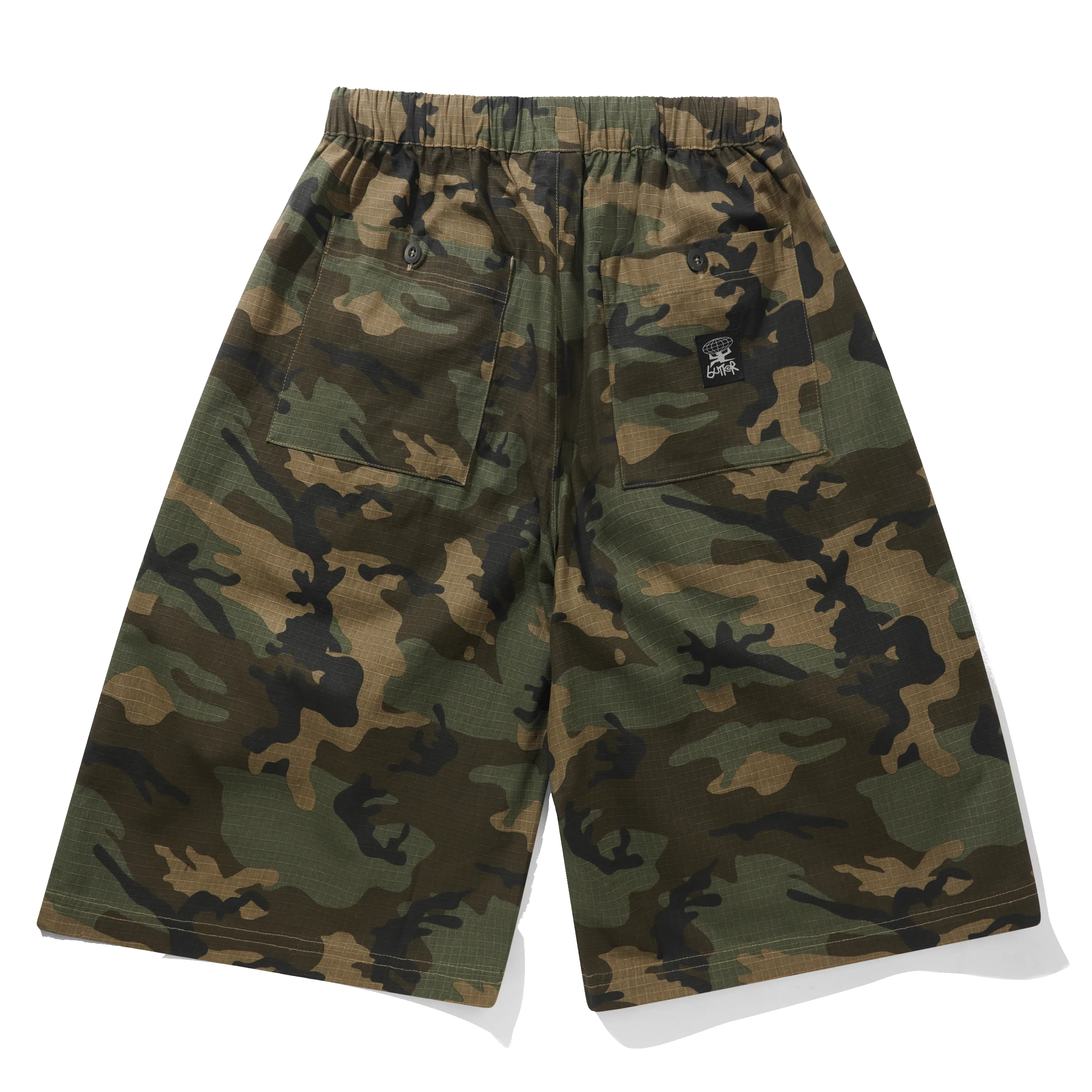 Loose Shorts, Woodland Ripstop Camo sold by Butter product image thumbnail 2