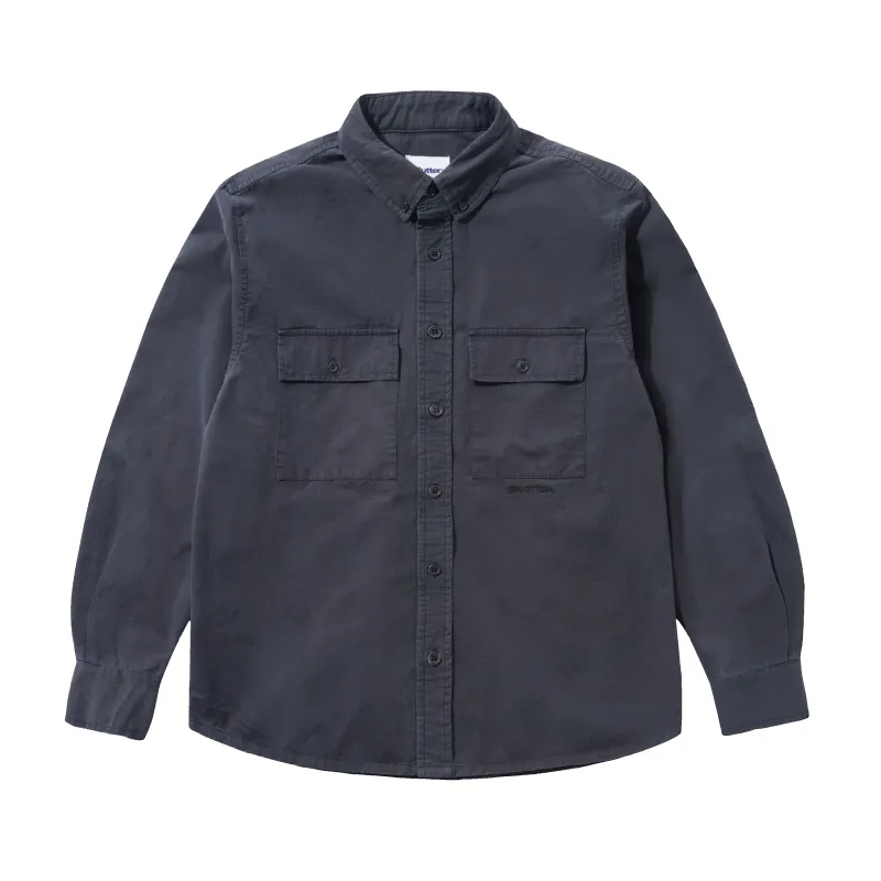 Yard Shirt, Distressed Navy made by Butter