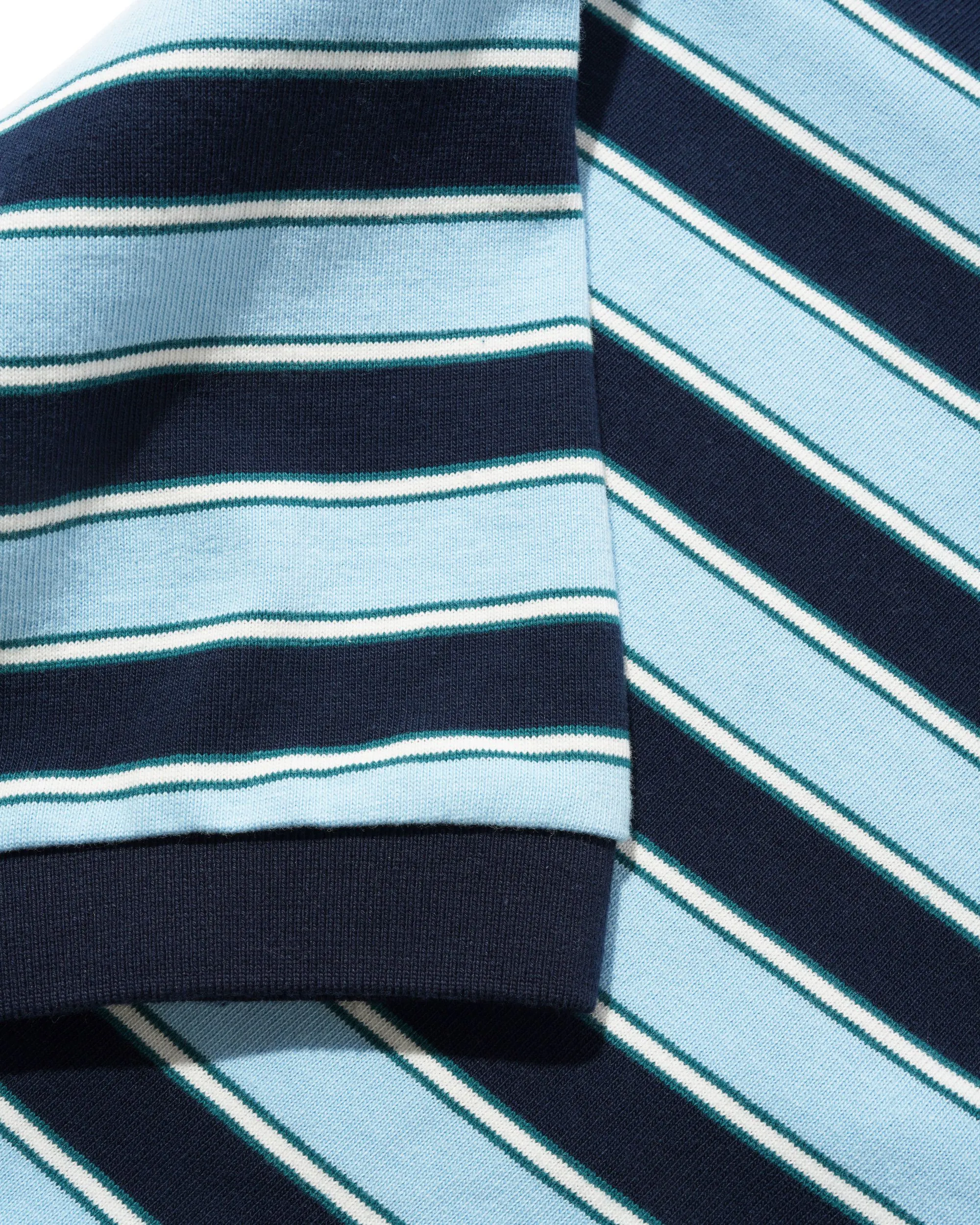 Witness Stripe Polo, Navy / Blue sold by Butter product image thumbnail 5