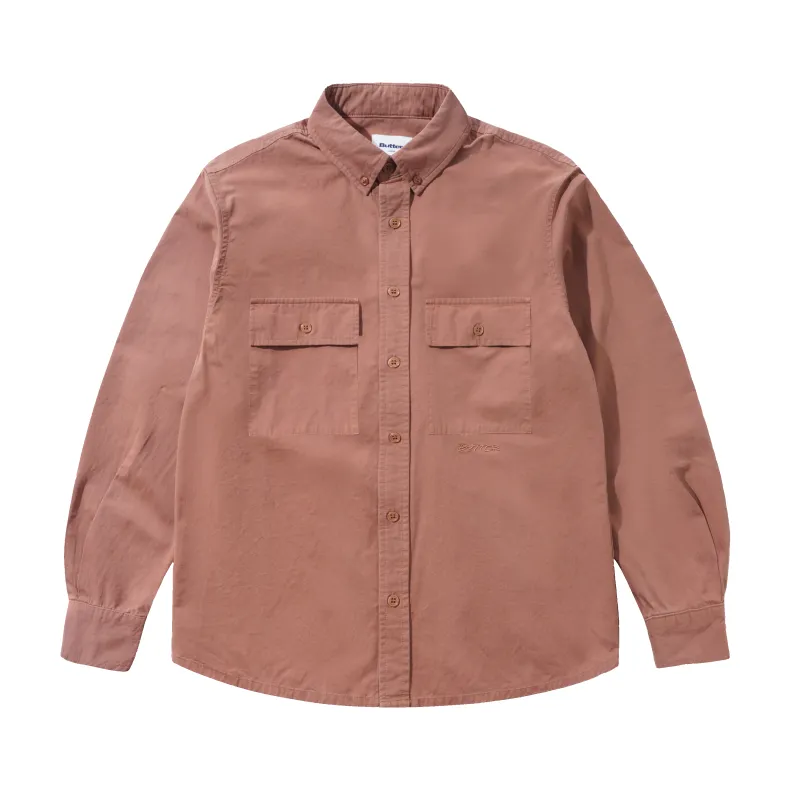 Yard Shirt, Distressed Salmon made by Butter