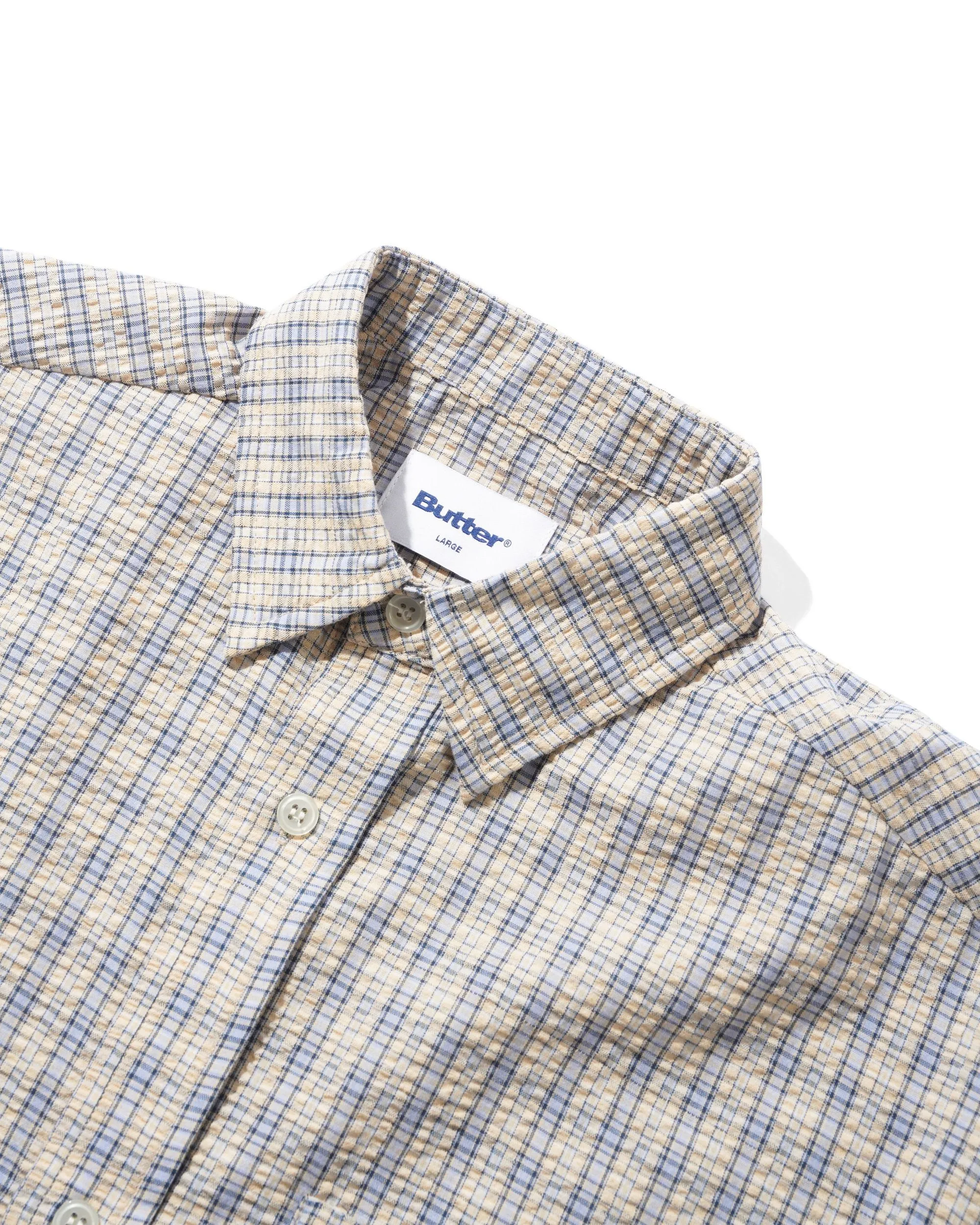 Equipment S/S Shirt, Blue / Yellow sold by Butter product image thumbnail 2