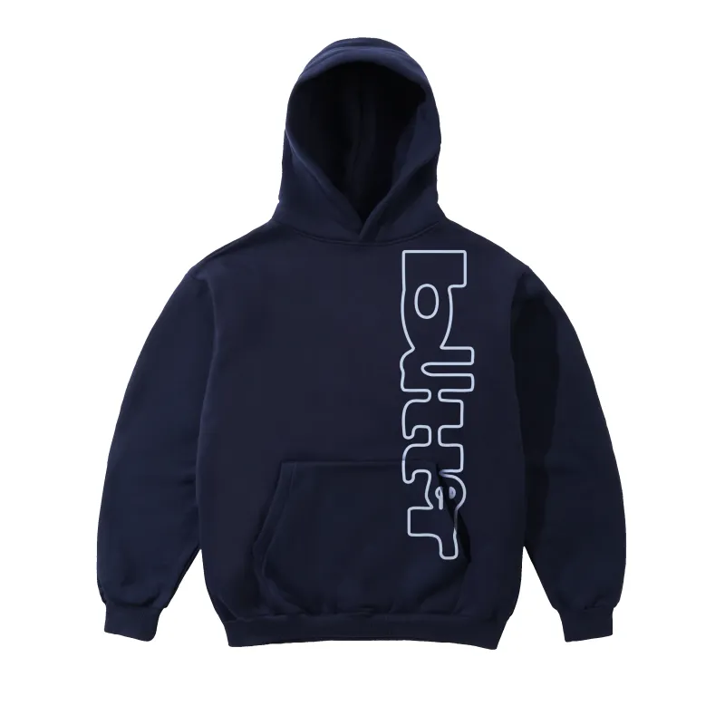 Warped Pullover Hood, Navy made by Butter