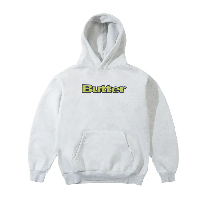 Ripstop Logo Applique Pullover Hood, Ash made by Butter