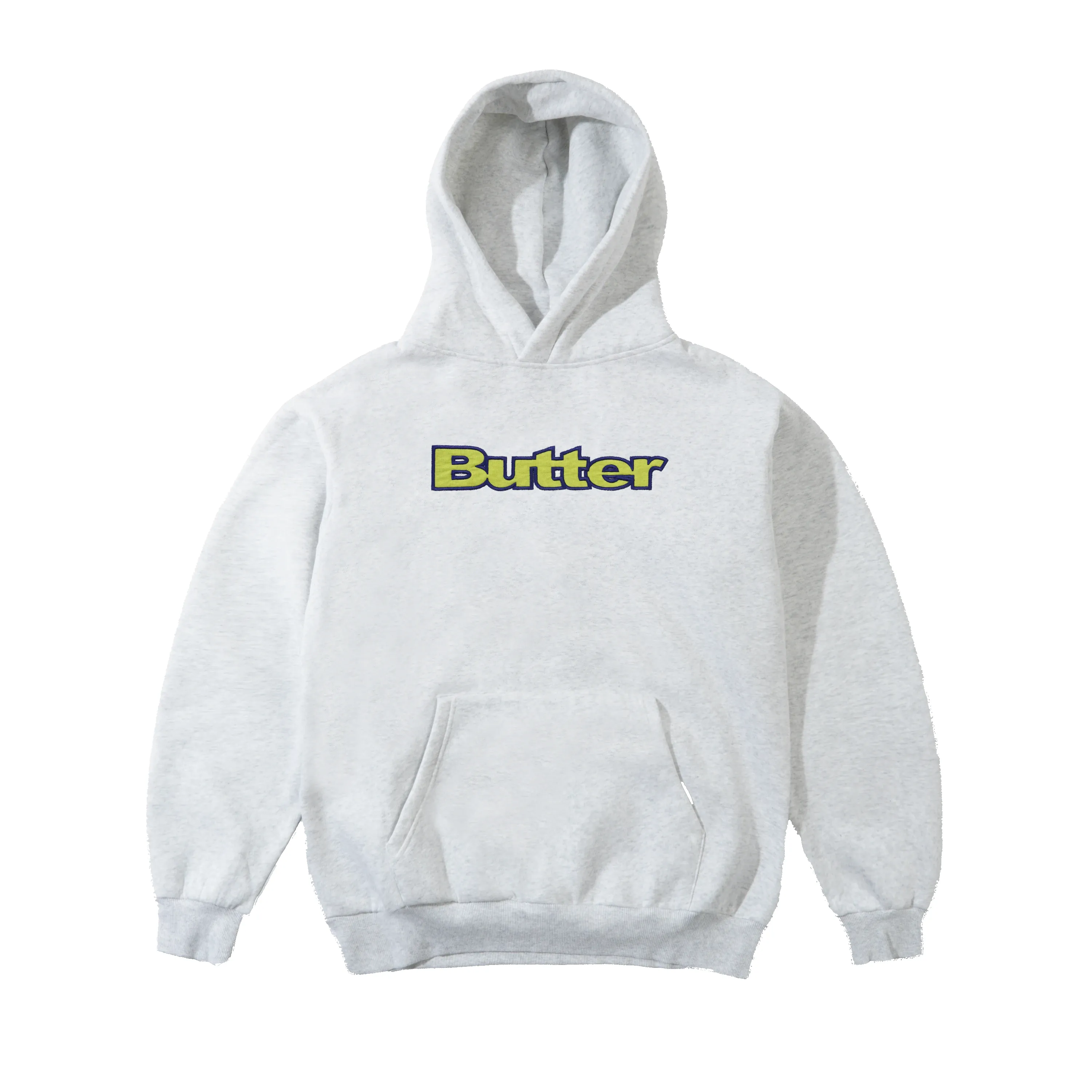 Ripstop Logo Applique Pullover Hood, Ash sold by Butter