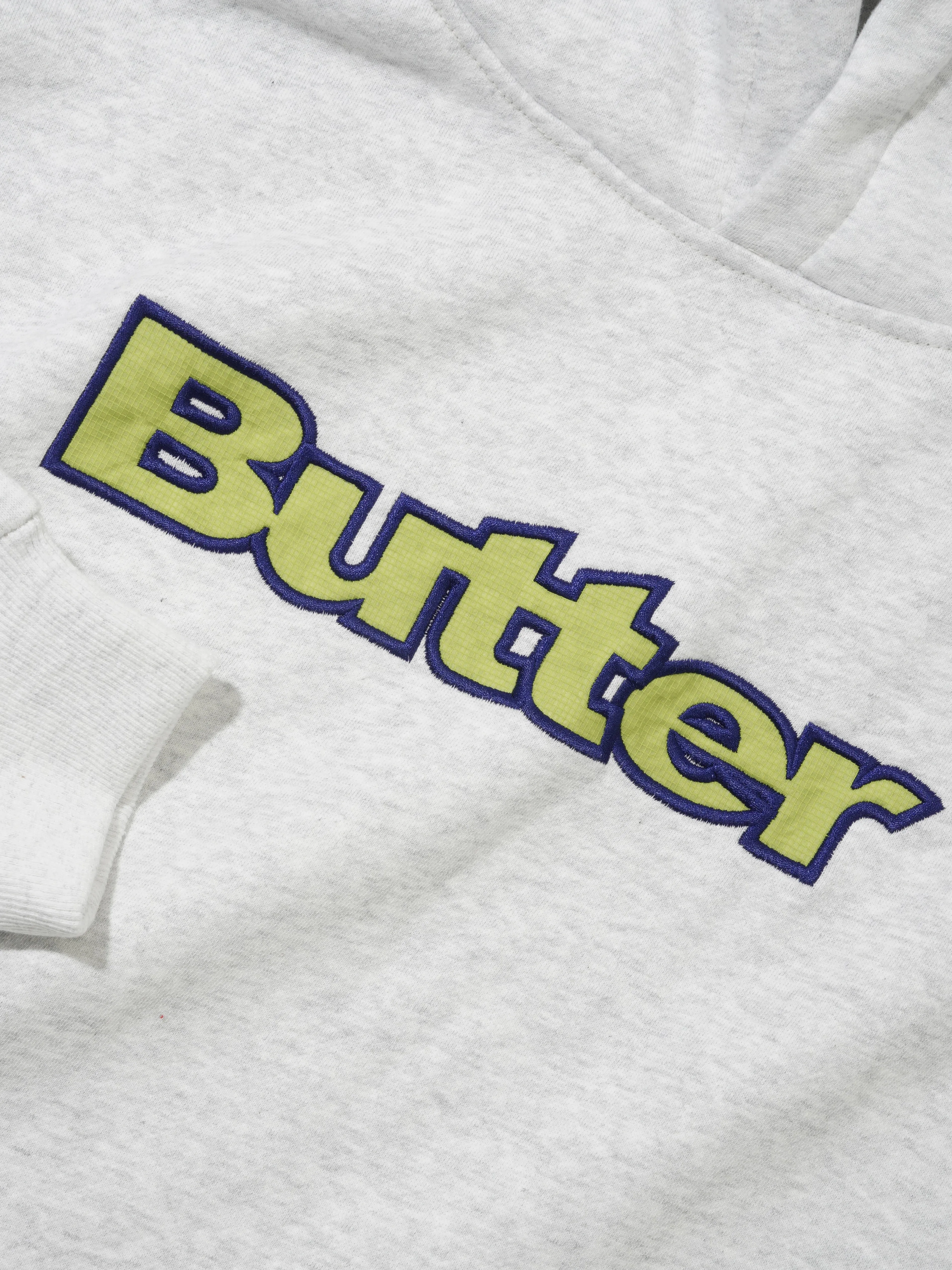 Ripstop Logo Applique Pullover Hood, Ash sold by Butter product image thumbnail 2