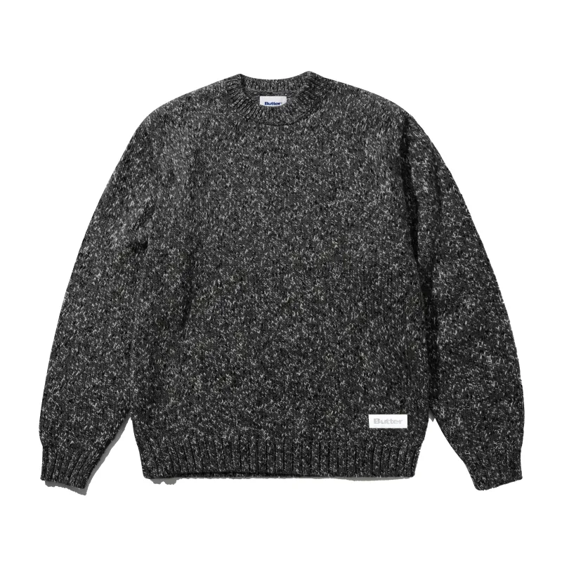 Speckle Knit Sweater, Charcoal made by Butter