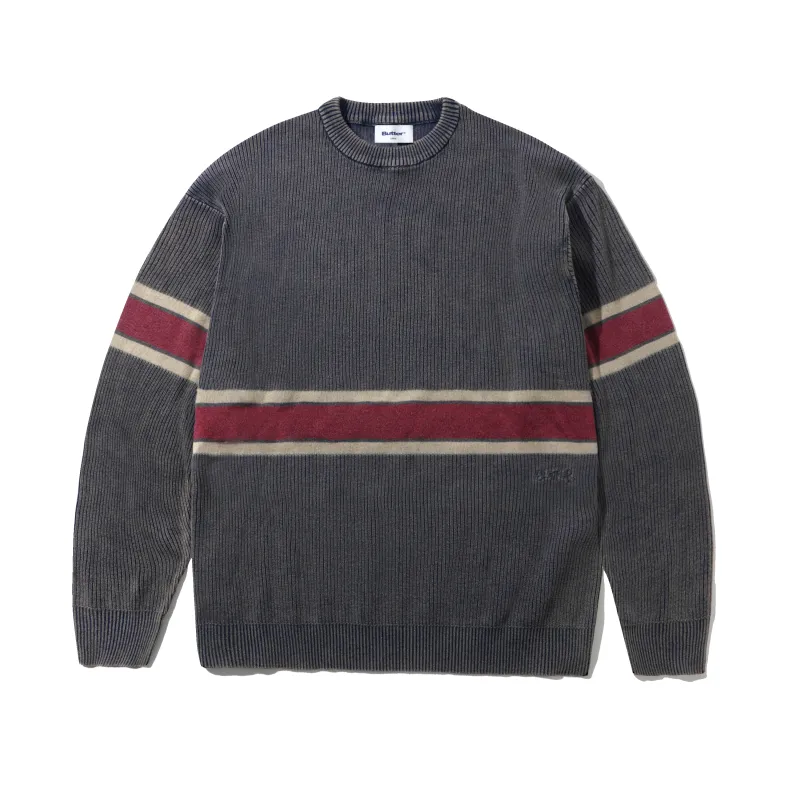 Break Knit Sweater, Washed Navy made by Butter