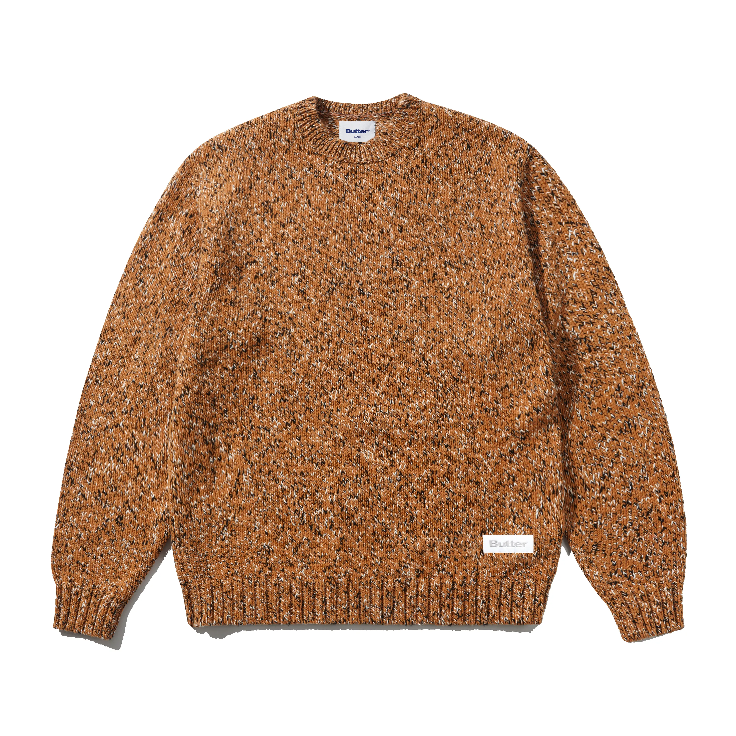 Speckle Knit Sweater, Copper sold by Butter