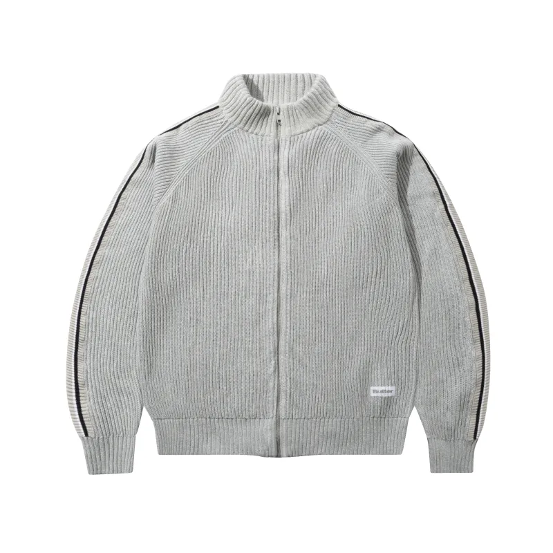 Club Zip-Thru Knit, Ash made by Butter
