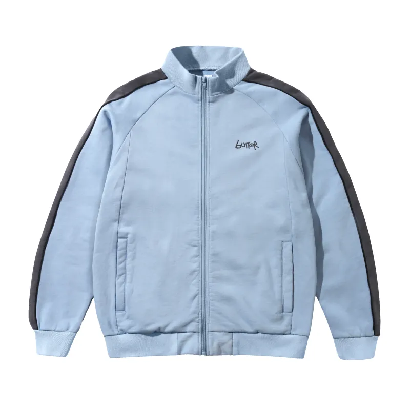 Abseil Fleece Jacket, Washed Sky made by Butter