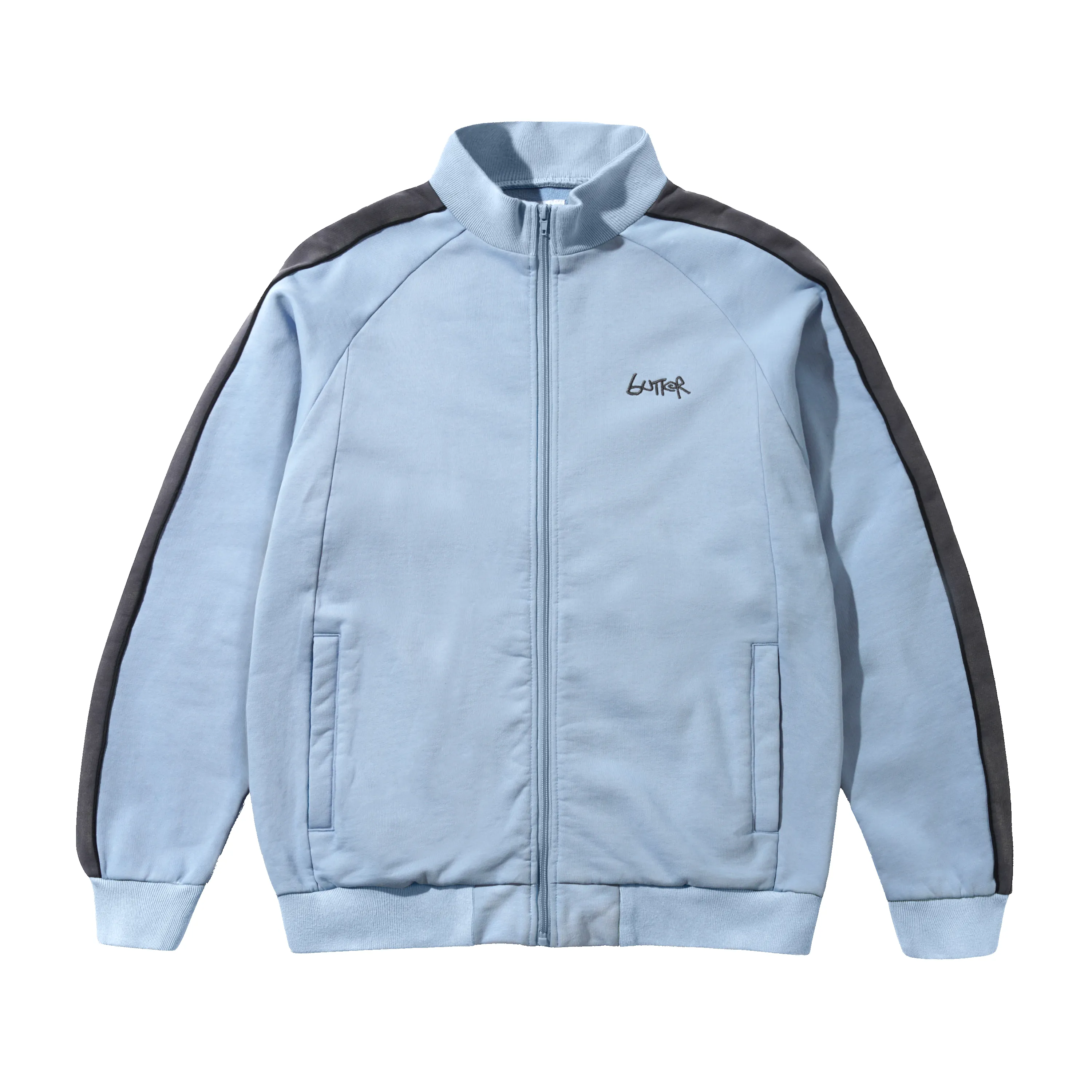Abseil Fleece Jacket, Washed Sky sold by Butter