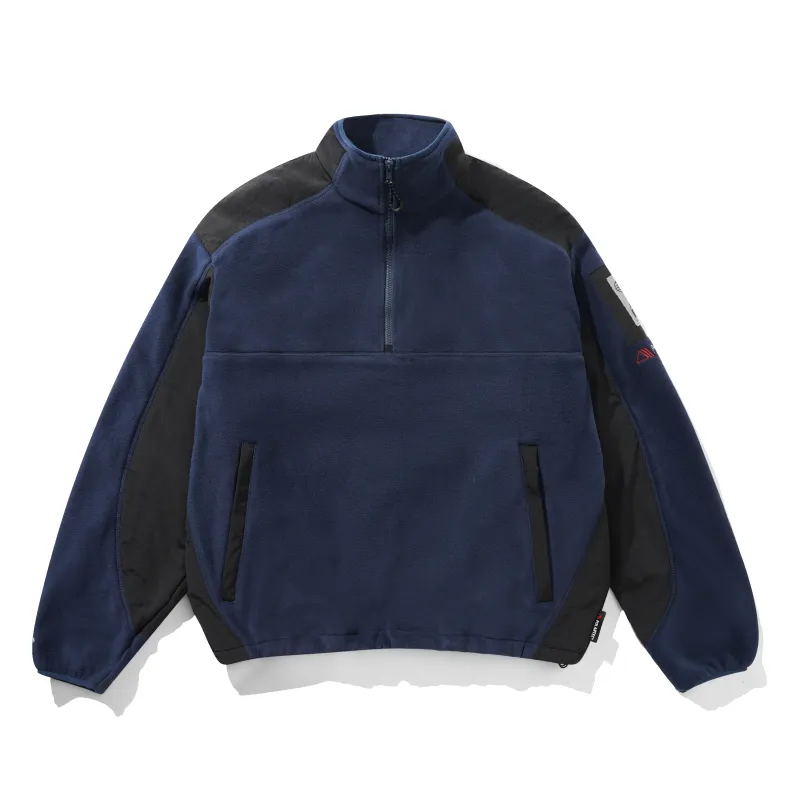 Polartec 1/4 Zip Pullover, Navy made by Butter