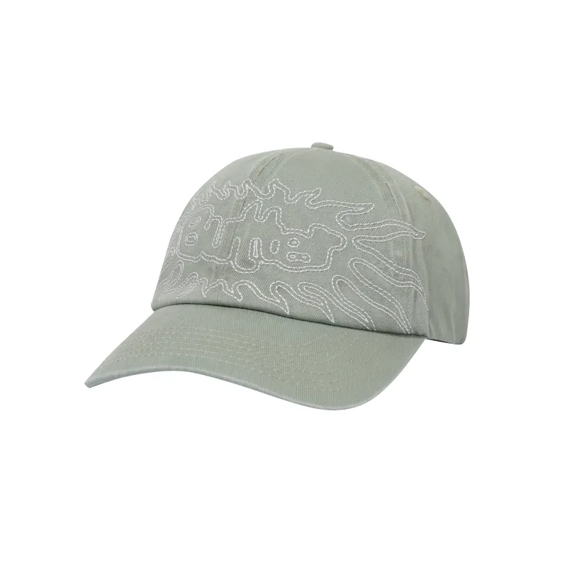 Solar 6 Panel Cap, Washed Dull Mint made by Butter
