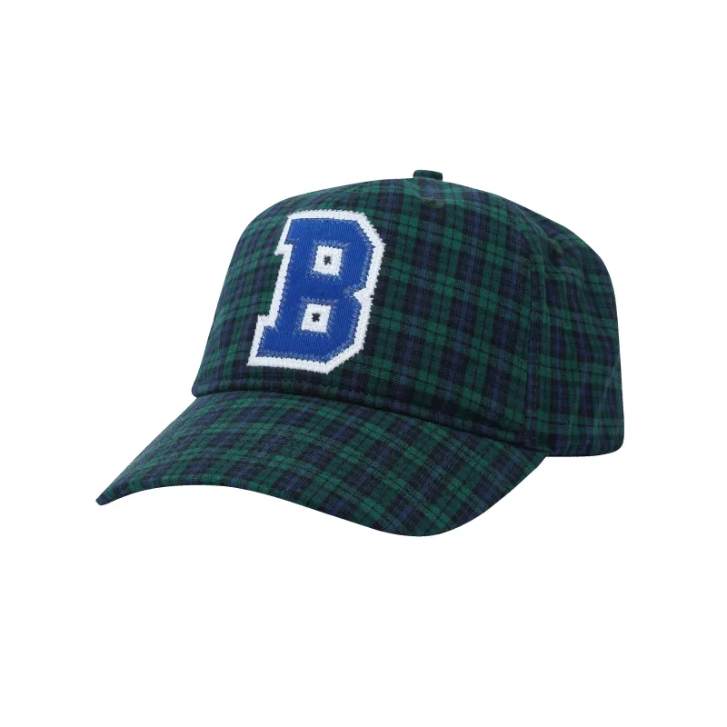 Collegiate 6 Panel Cap, Plaid made by Butter