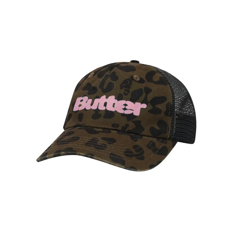 Stencil Trucker Cap, Leopard made by Butter