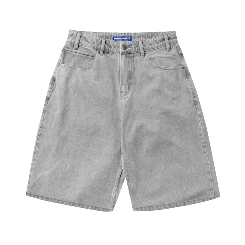Solar Fade Denim Shorts, Grey Wash made by Butter