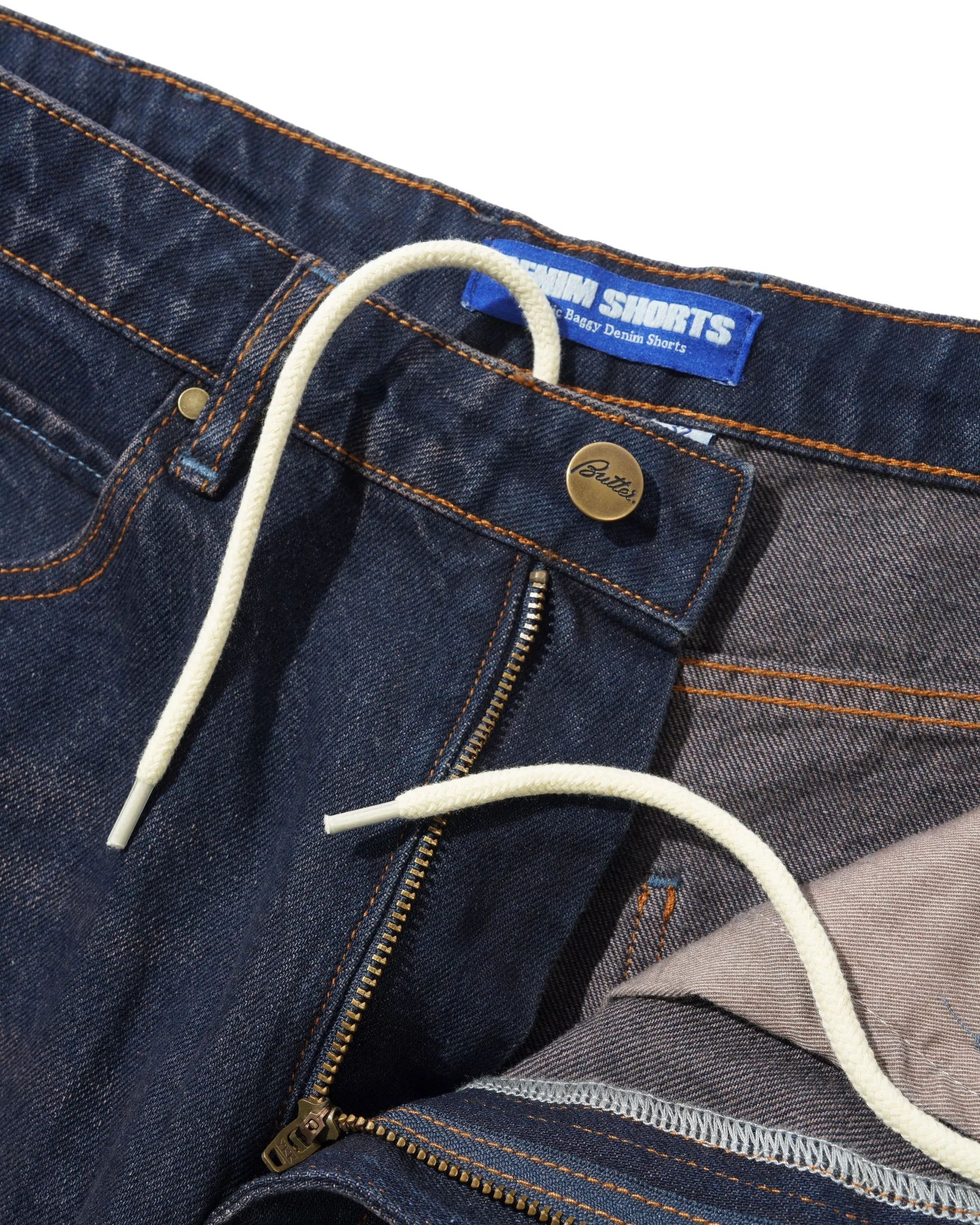 Solar Fade Denim Shorts, Tinted Dark Indigo sold by Butter product image thumbnail 3
