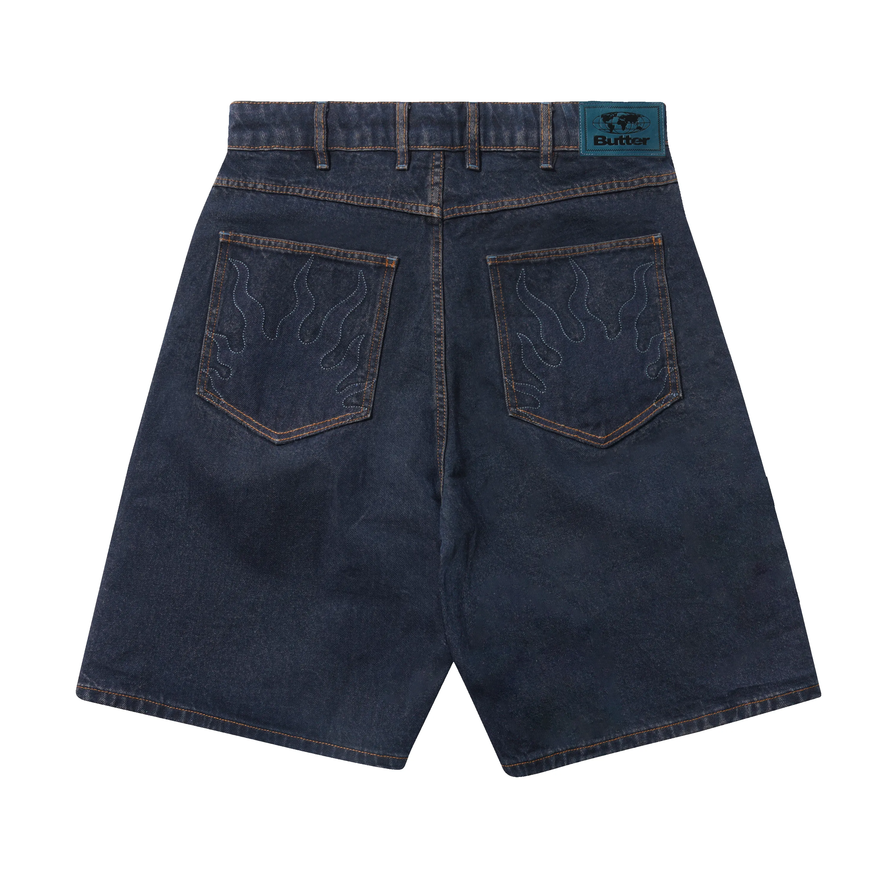 Solar Fade Denim Shorts, Tinted Dark Indigo sold by Butter product image thumbnail 2