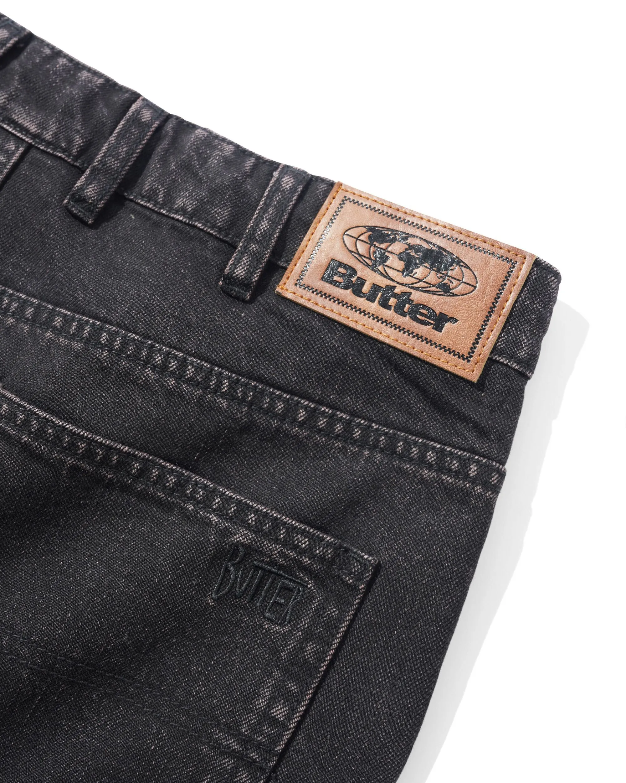 Straight Leg Denim Jeans, Tinted Black sold by Butter product image thumbnail 4