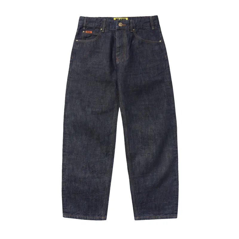 Relaxed Denim Jeans, Selvedge Blue made by Butter