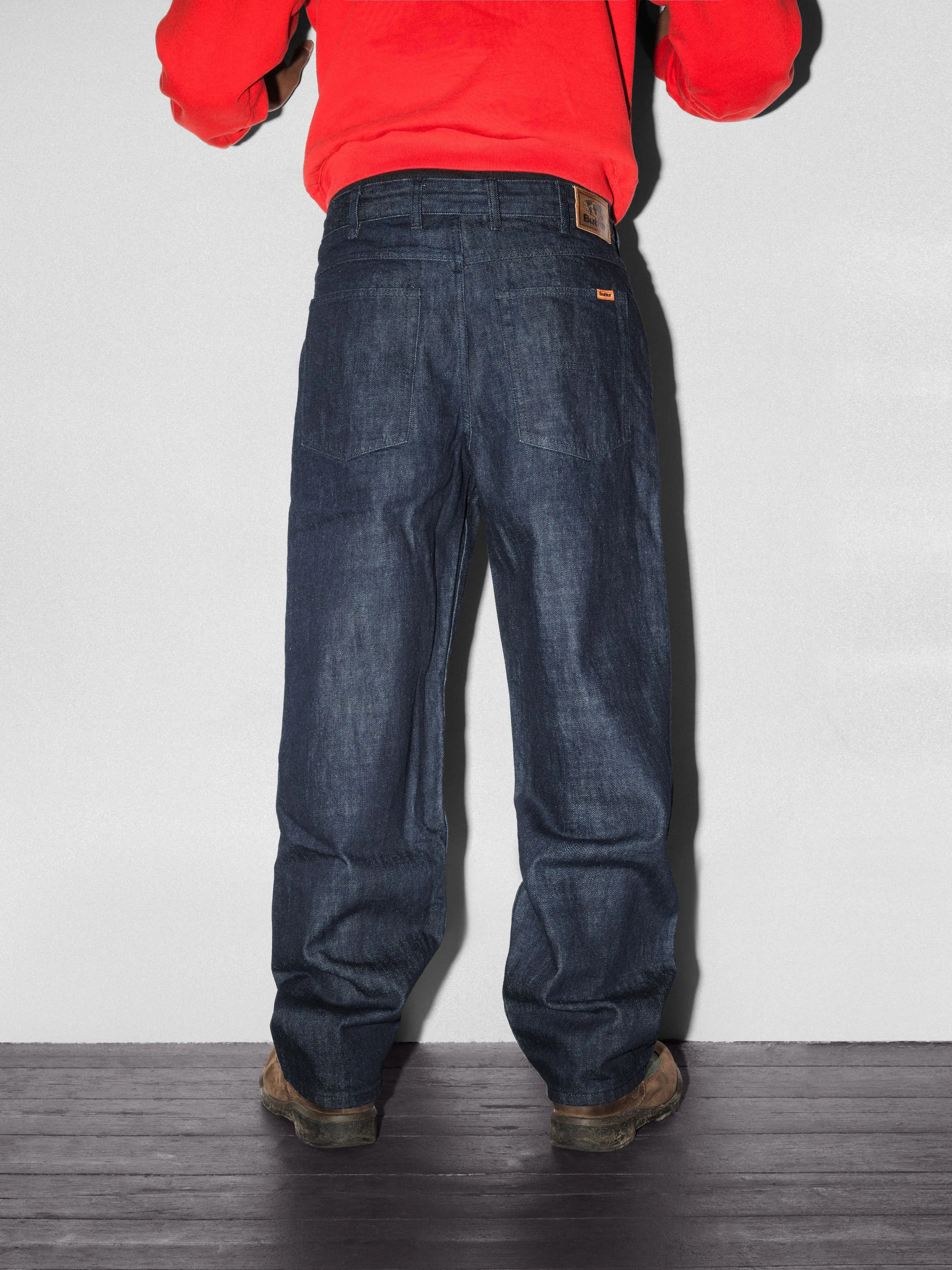 Relaxed Denim Jeans, Selvedge Blue sold by Butter product image thumbnail 5