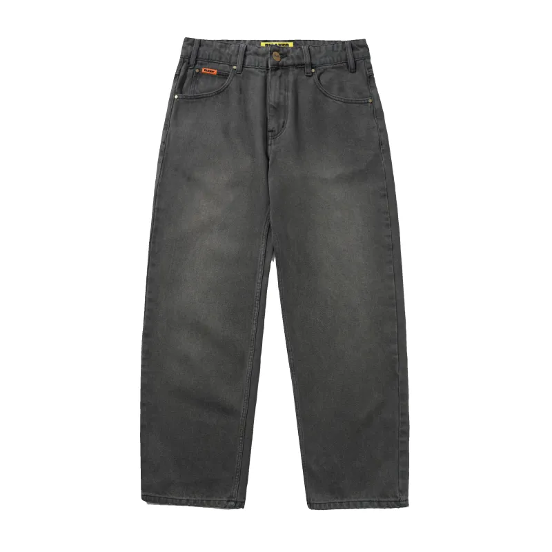 Relaxed Denim Jeans, Faded Black made by Butter