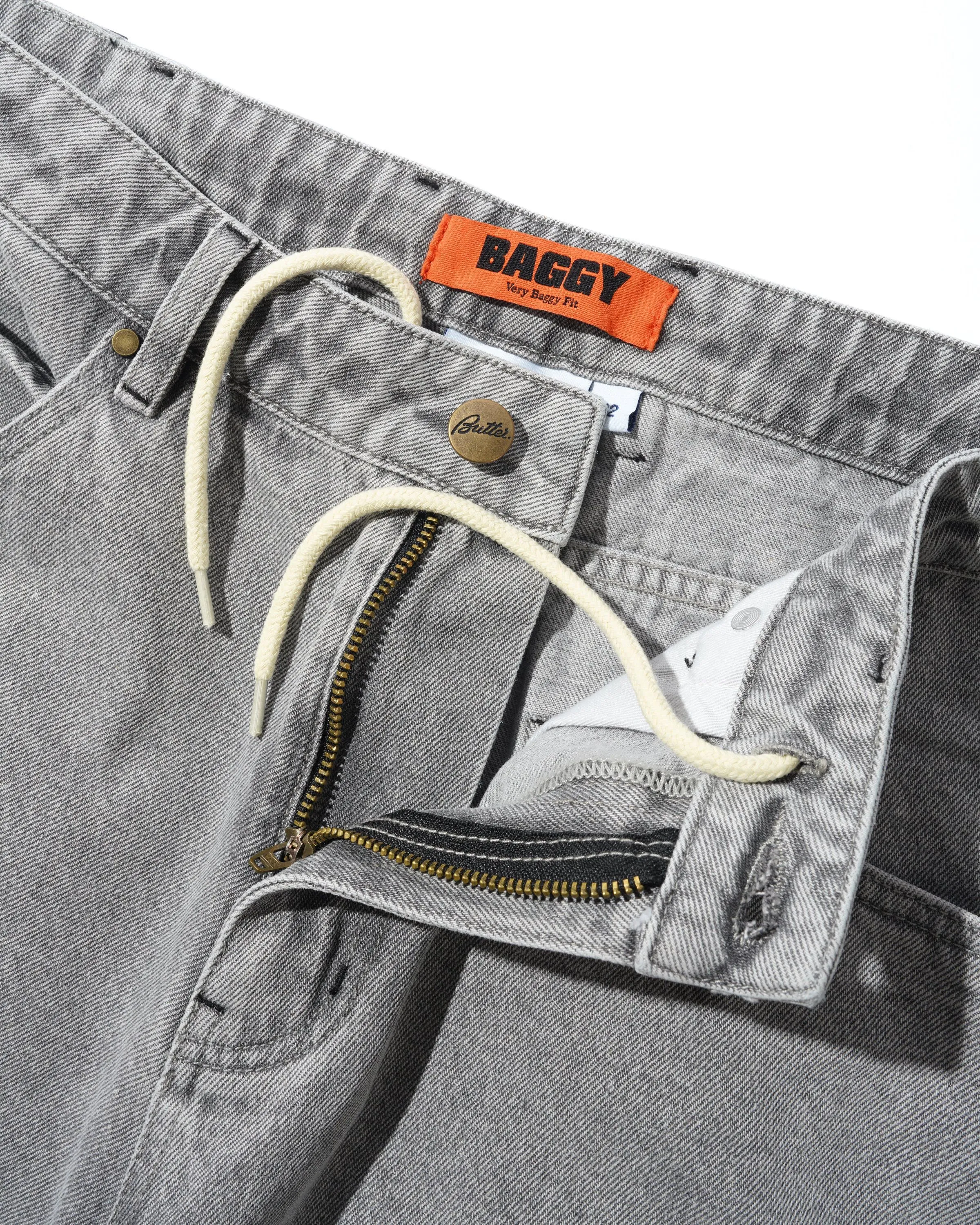 Solar Fade Denim Jeans, Grey Wash sold by Butter product image thumbnail 3