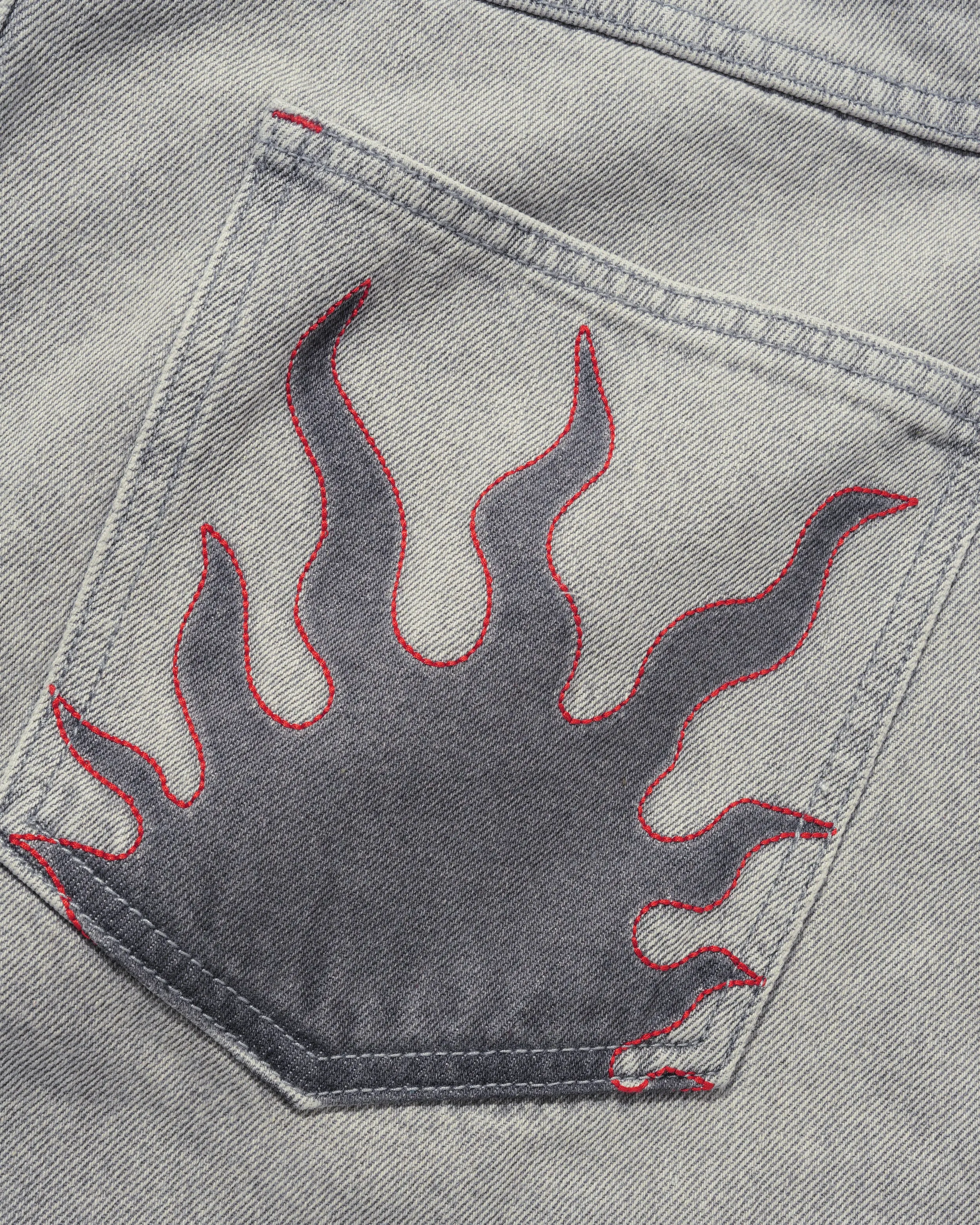Solar Fade Denim Jeans, Grey Wash sold by Butter product image thumbnail 4