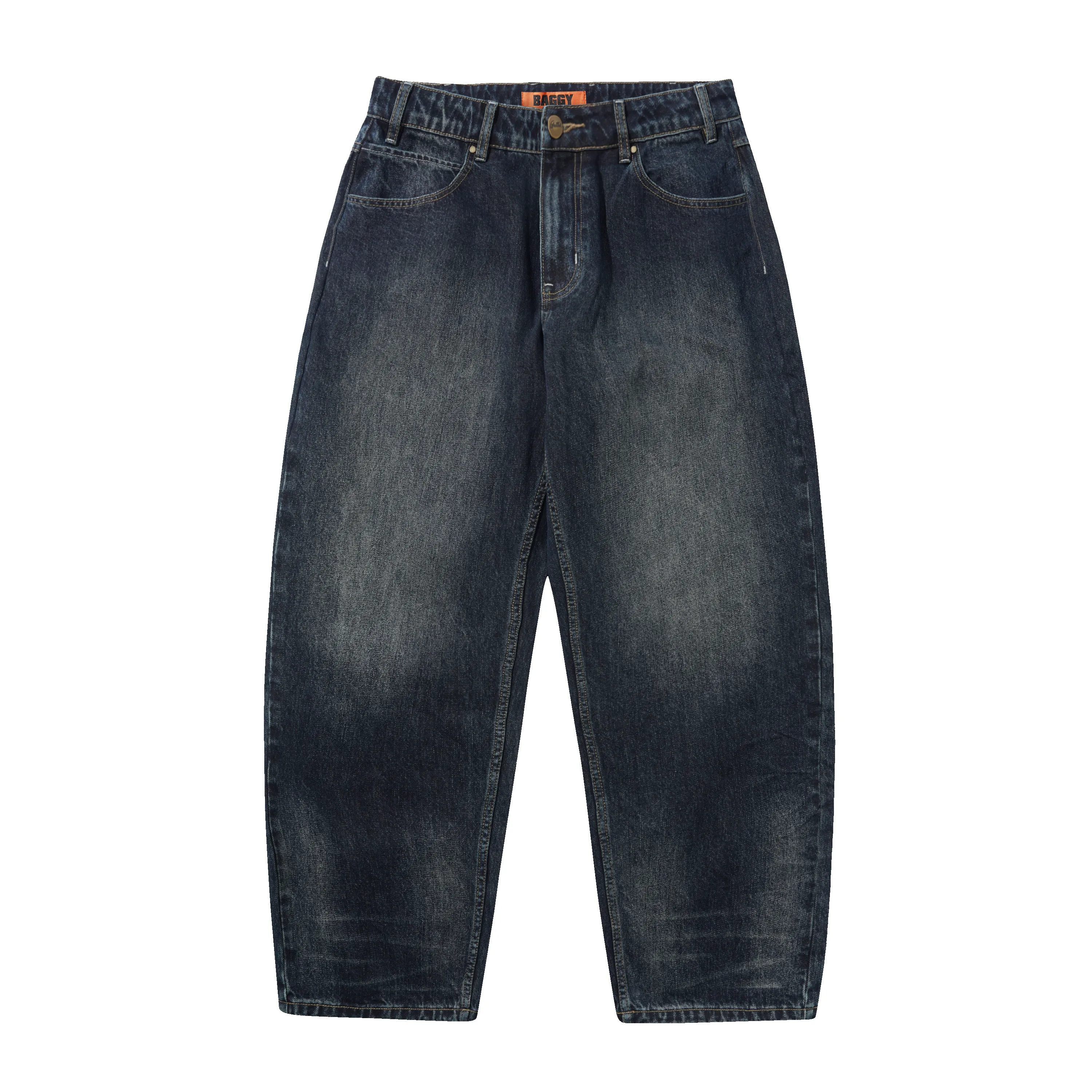 Solar Fade Denim Jeans, Blue Tint Ripple sold by Butter