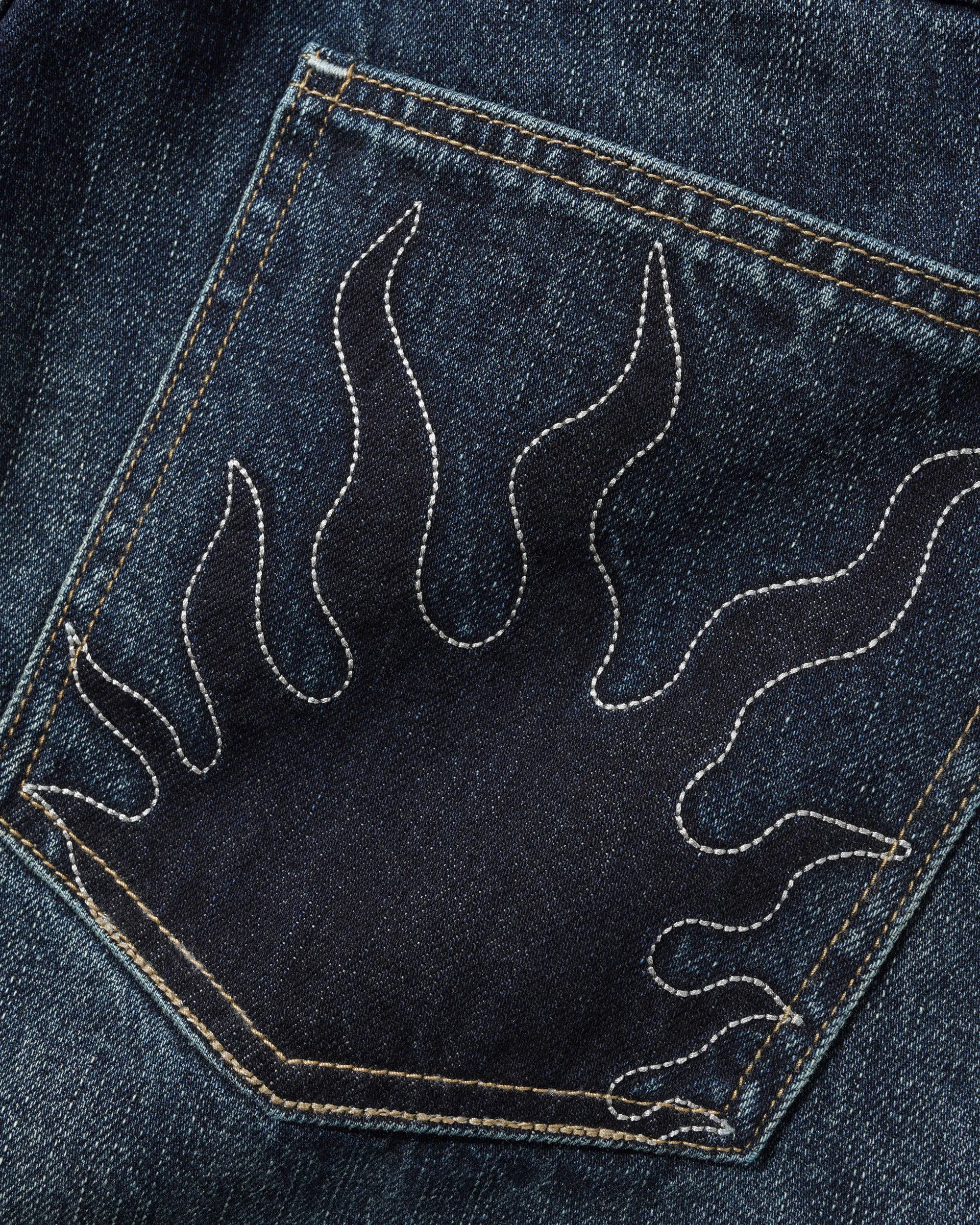 Solar Fade Denim Jeans, Blue Tint Ripple sold by Butter product image thumbnail 5