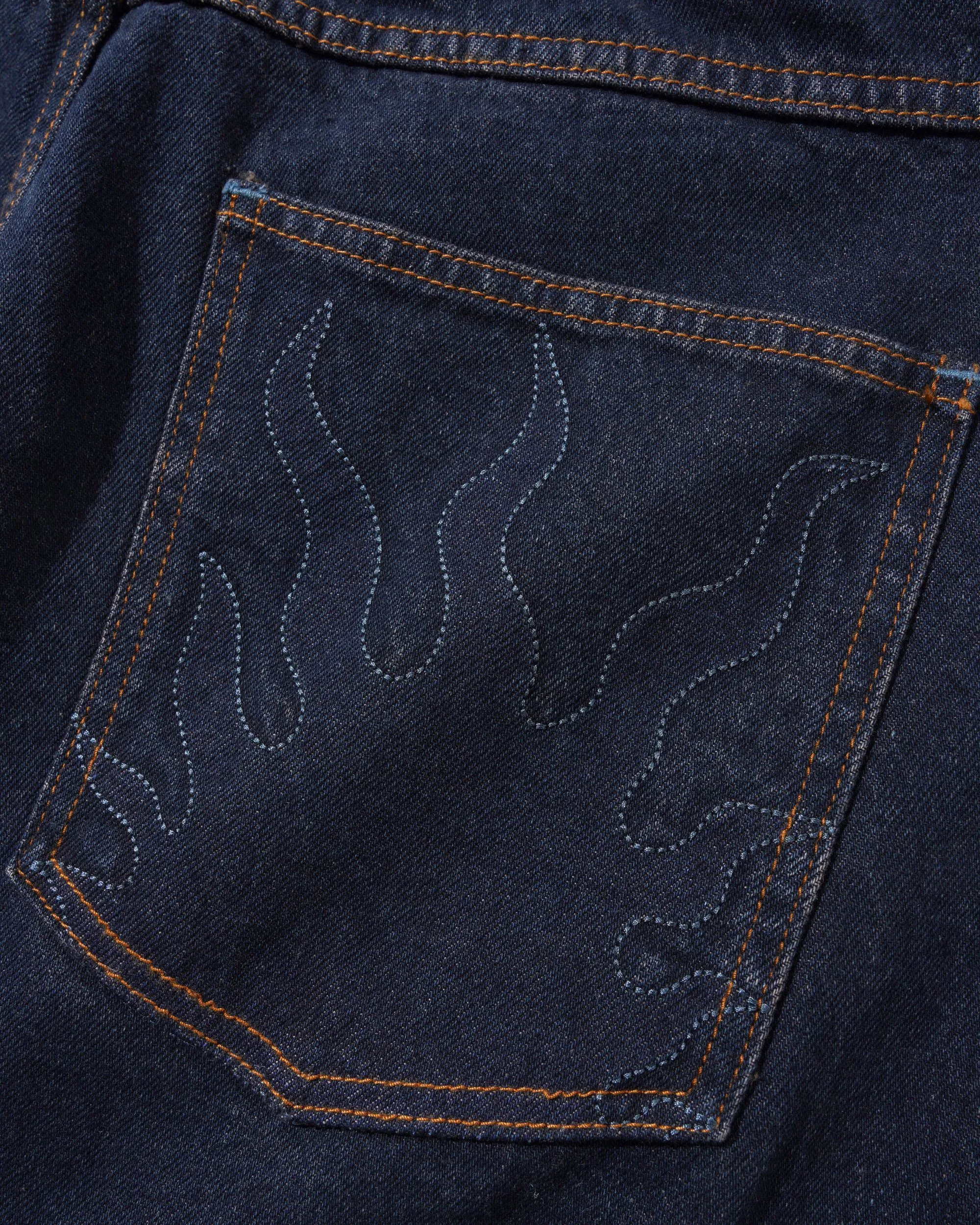 Solar Fade Denim Jeans, Tinted Dark Indigo sold by Butter product image thumbnail 4