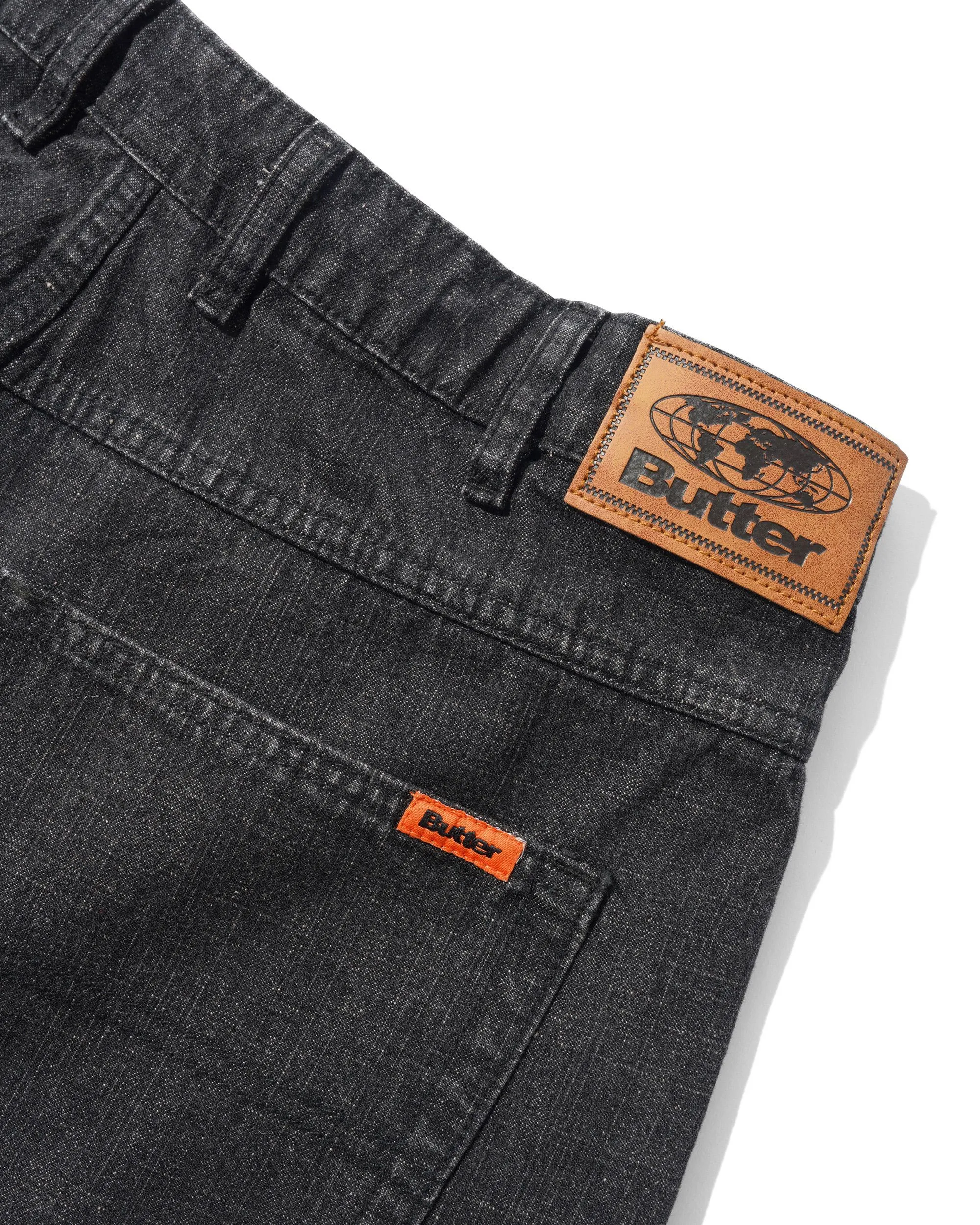 Baggy Denim Jeans, Slub Black sold by Butter product image thumbnail 4