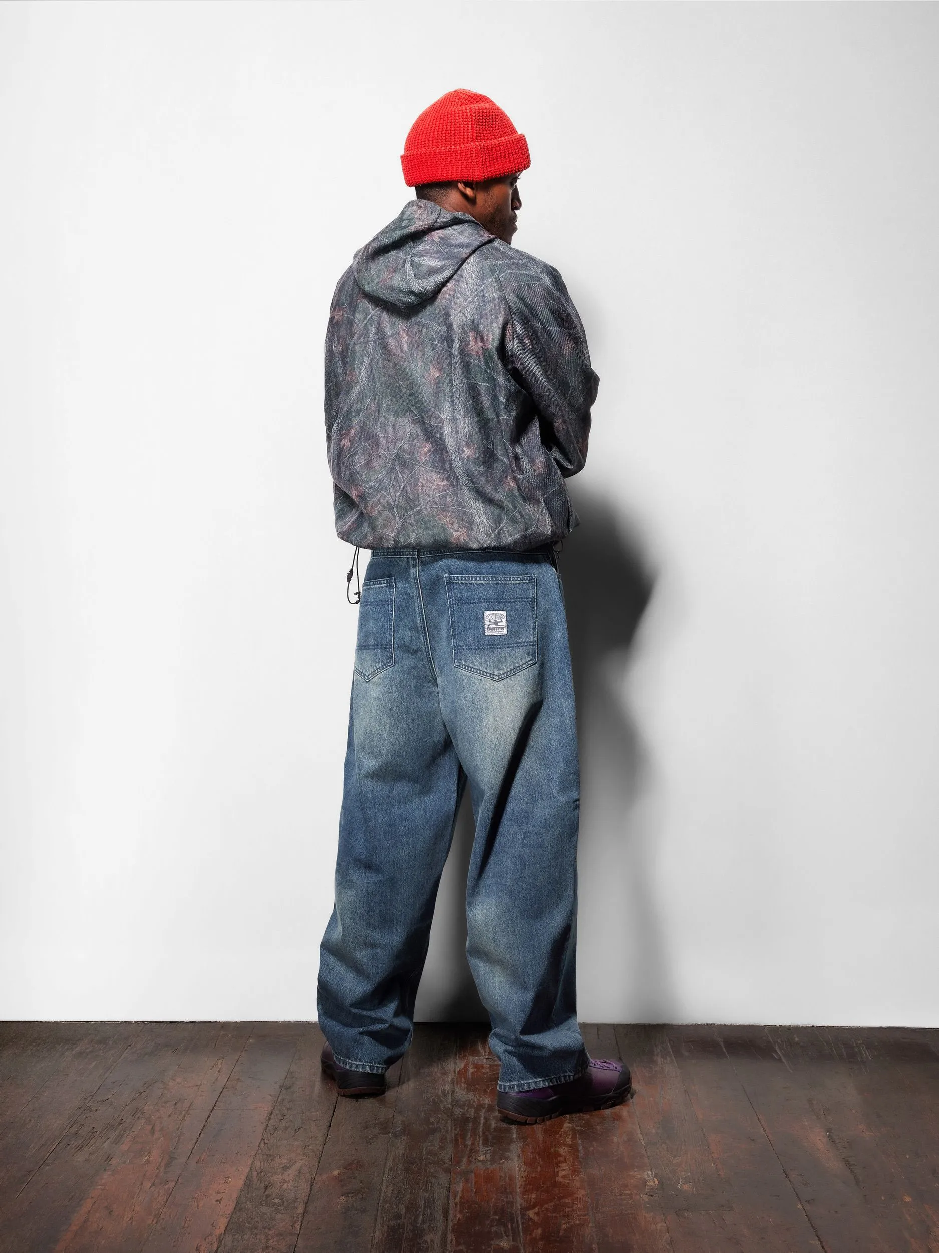 Wide Cut Denim Jeans, Faded Work Blue sold by Butter product image thumbnail 4