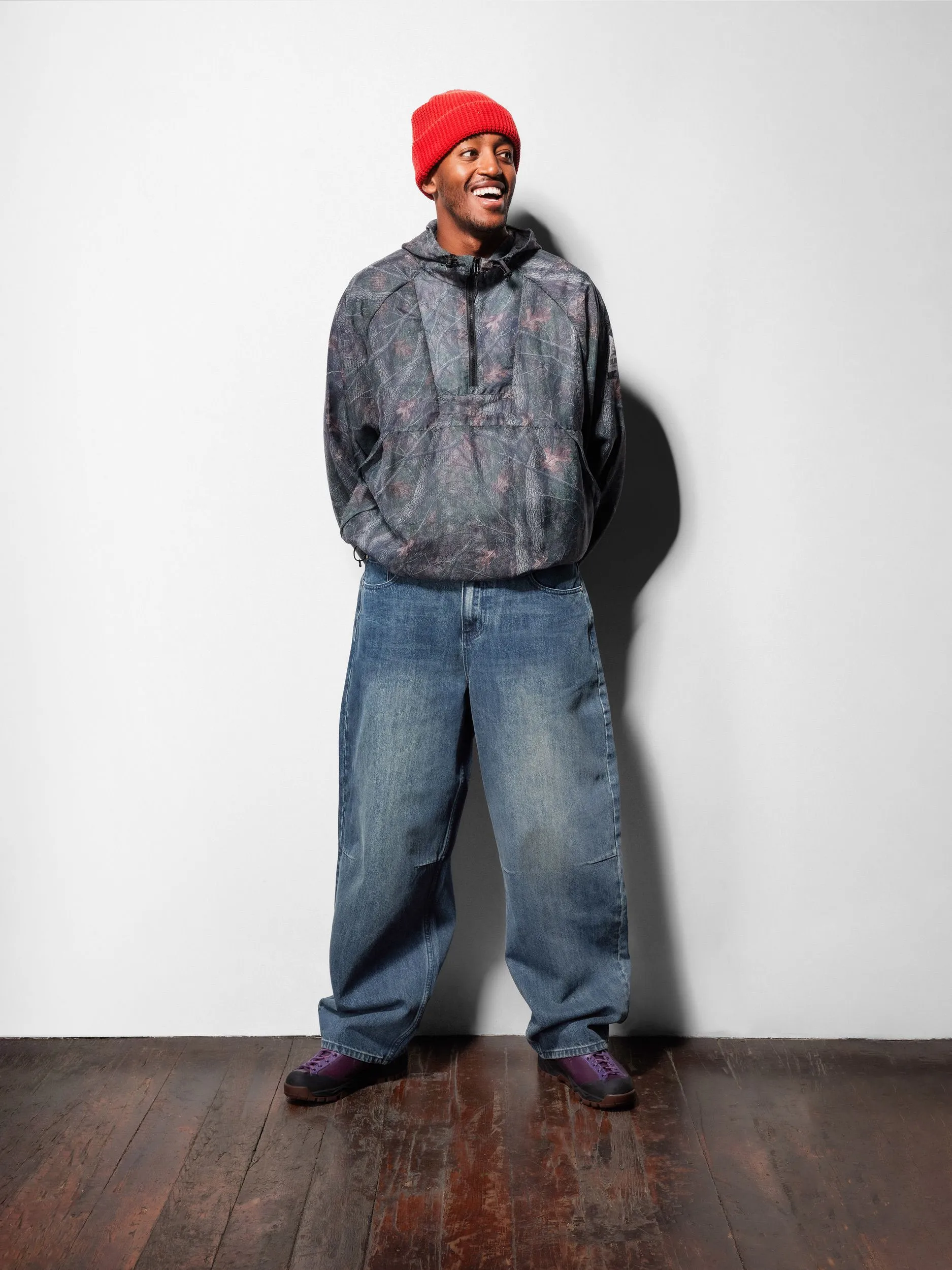 Wide Cut Denim Jeans, Faded Work Blue sold by Butter product image thumbnail 3