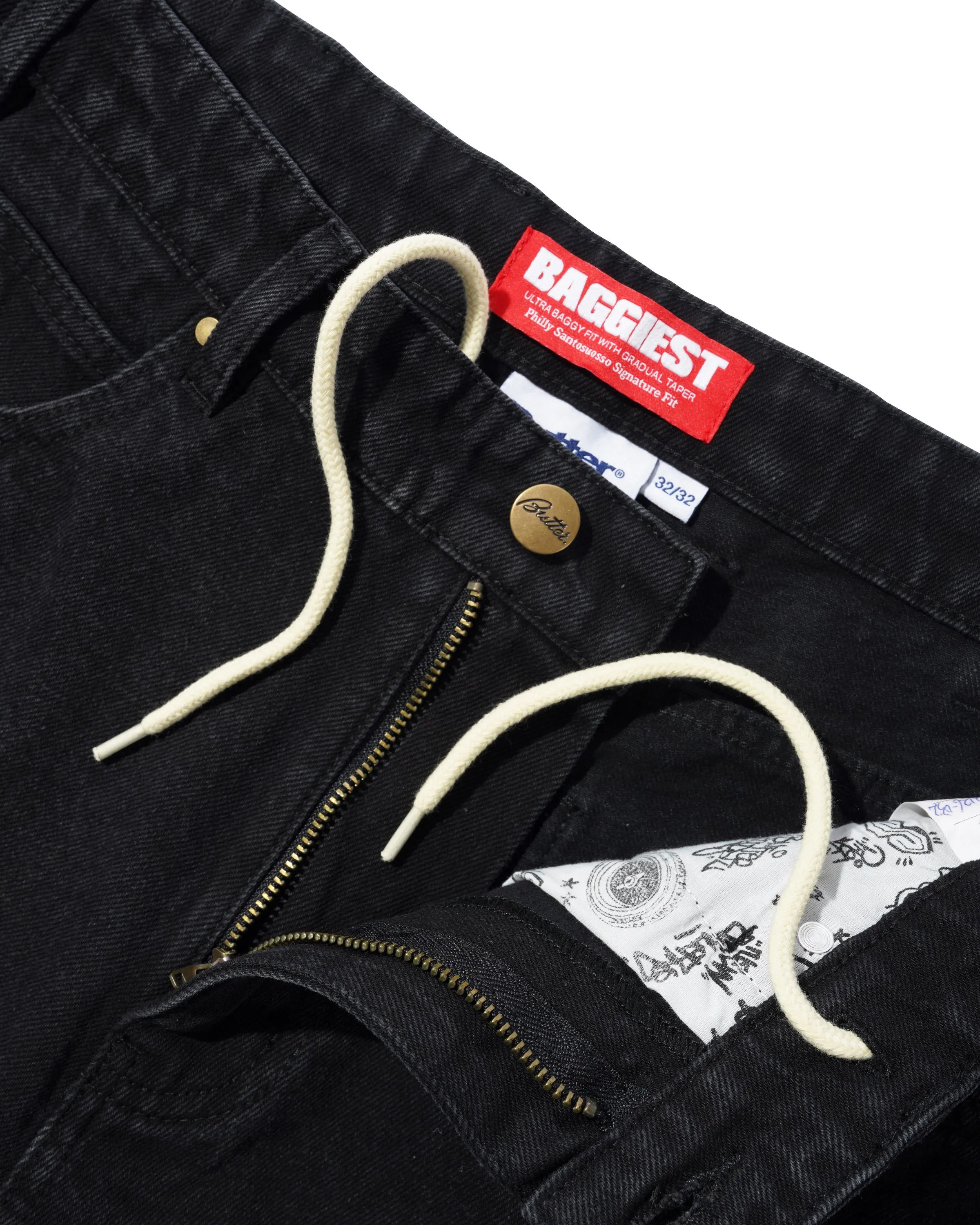 Santosuosso Denim Jeans, Washed Black sold by Butter product image thumbnail 3