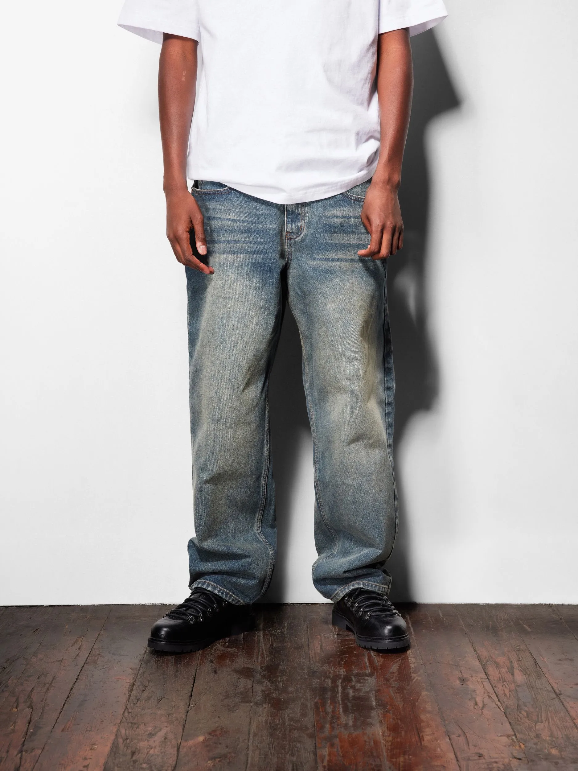 Straight Leg Denim Jeans, Vintage Indigo Wash sold by Butter product image thumbnail 3