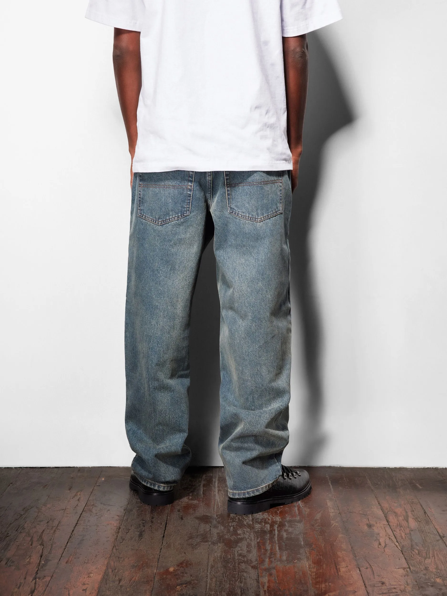 Straight Leg Denim Jeans, Vintage Indigo Wash sold by Butter product image thumbnail 4