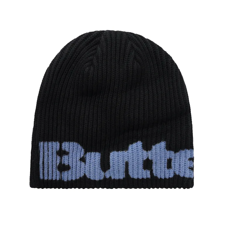 Stencil Skully Beanie, Black made by Butter