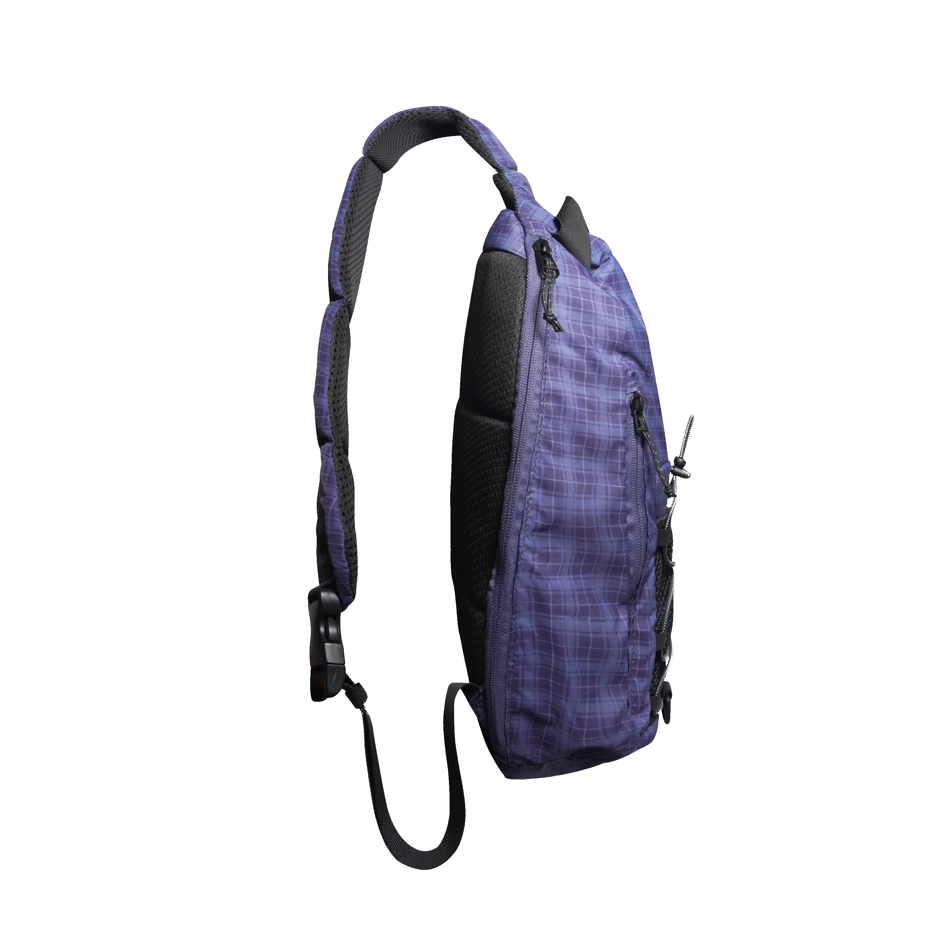 Express Shoulder Bag, Navy Plaid sold by Butter product image thumbnail 3