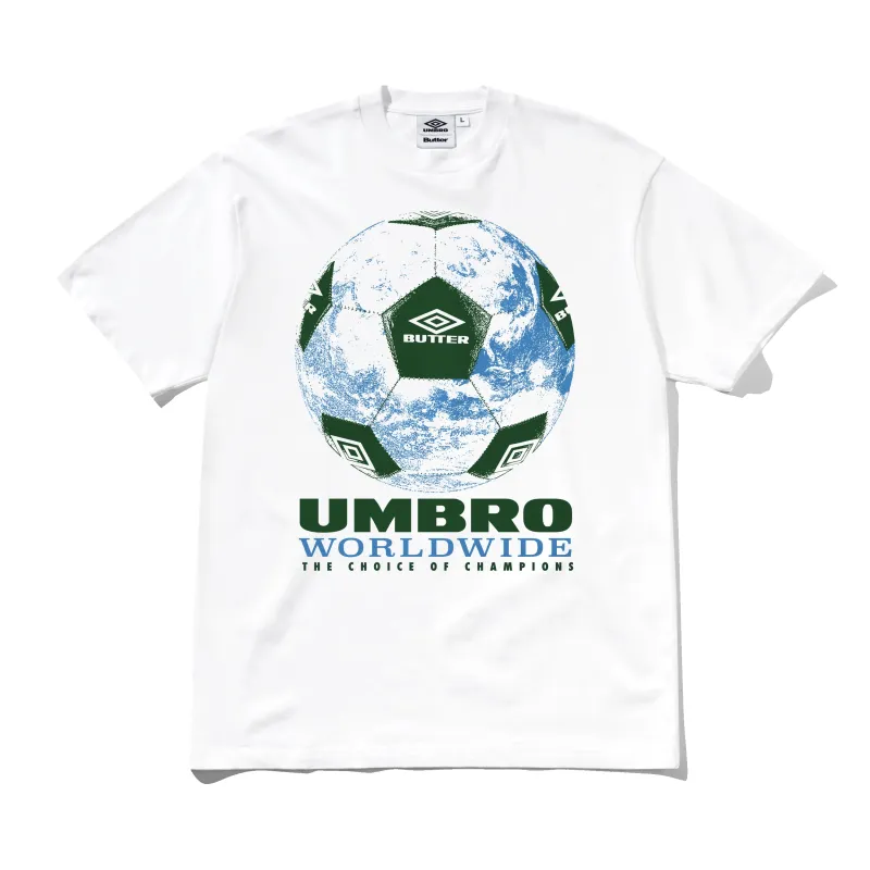 World Game Tee, White made by Butter